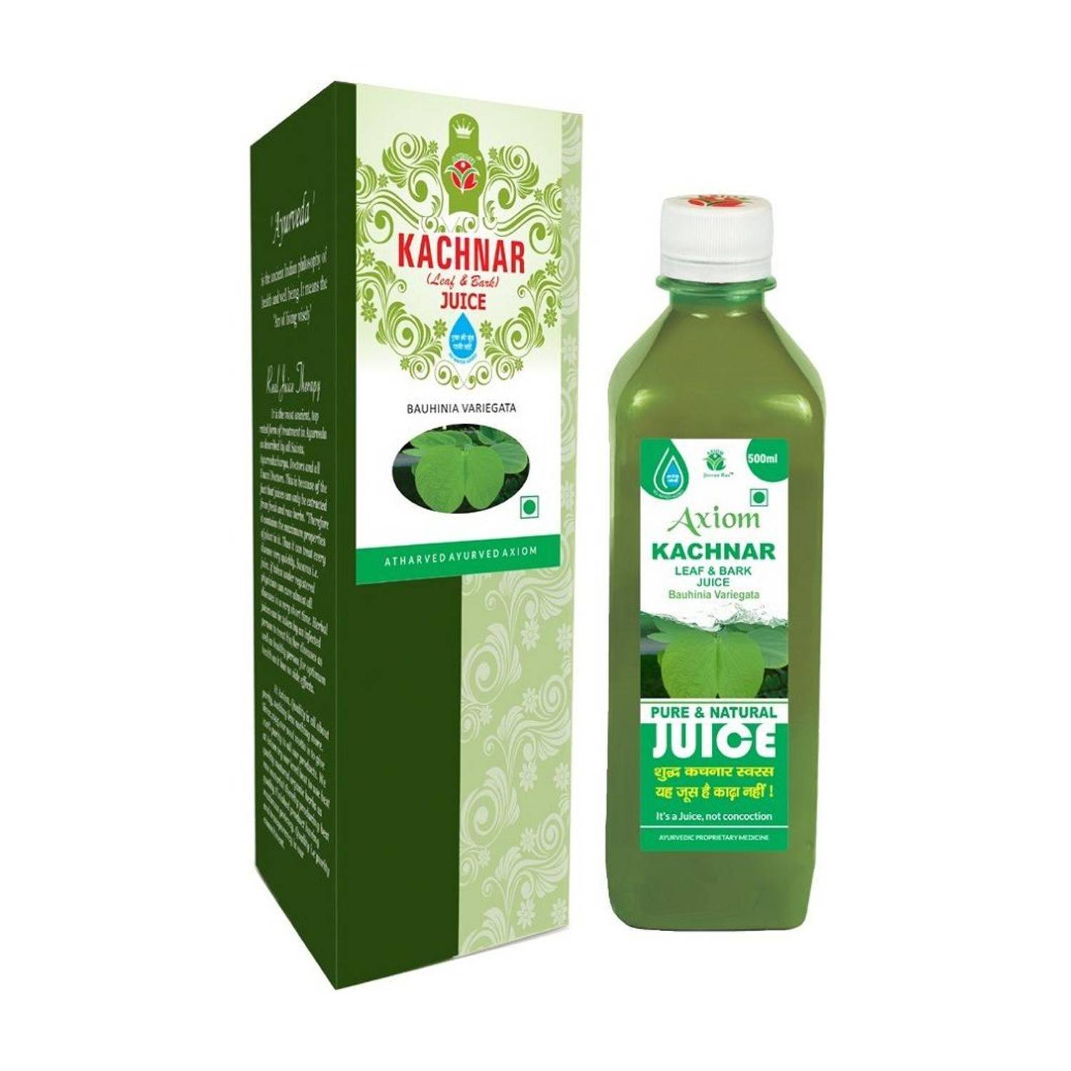 AXIOM Kachnar juice 500ml | 100% Natural WHO-GLP,GMP,ISO Certified Product