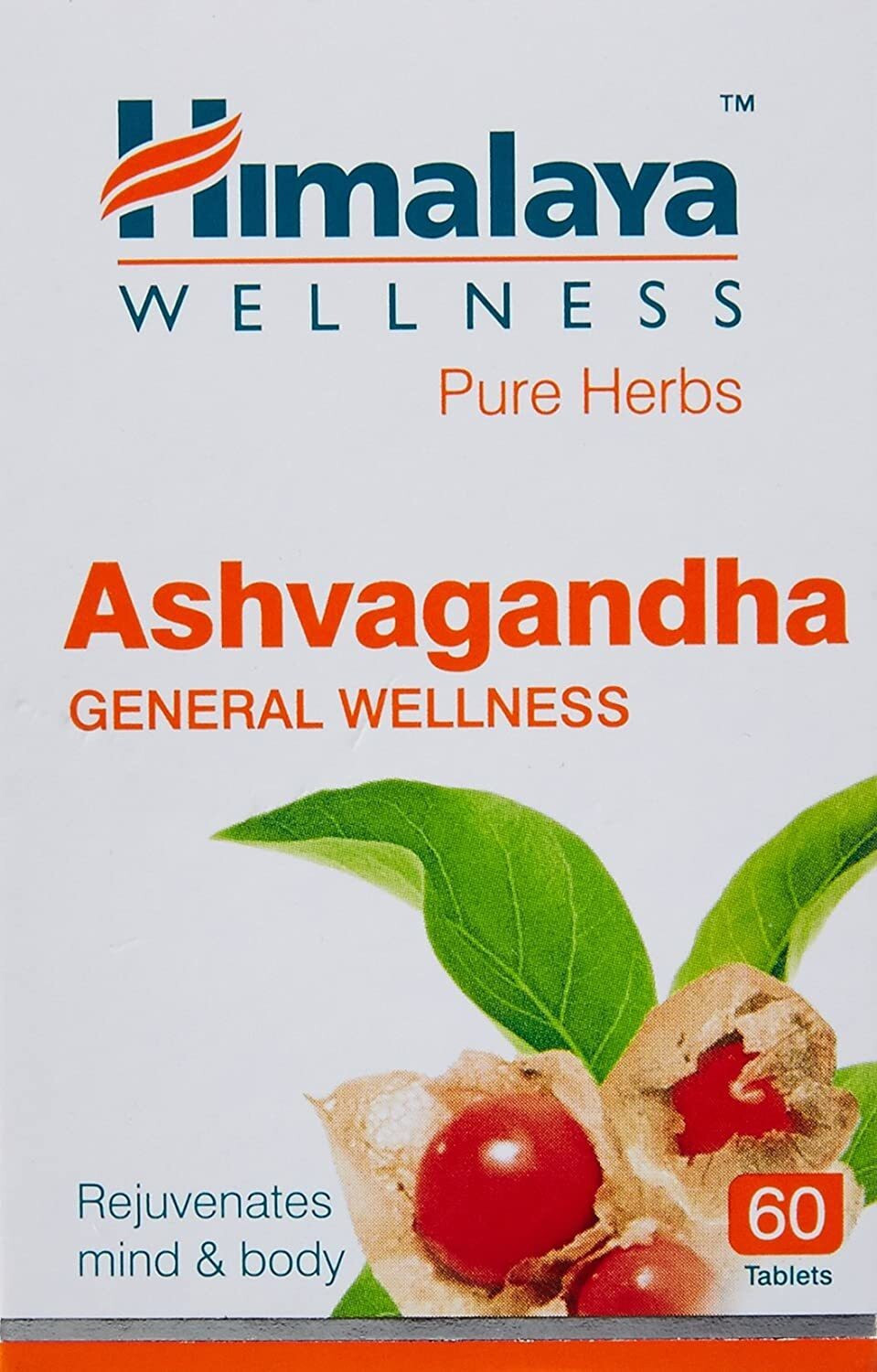 Image of HIMALAYA Ashvagandha Rejuvenates mind & Body (60)