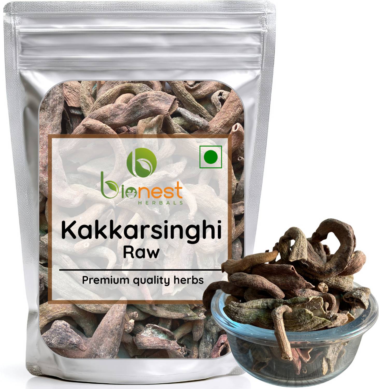 Bionest Herbals Kakkar Singhi (Raw) - 750 g -Kakda | Chronic cough, recurrent fever, respiration