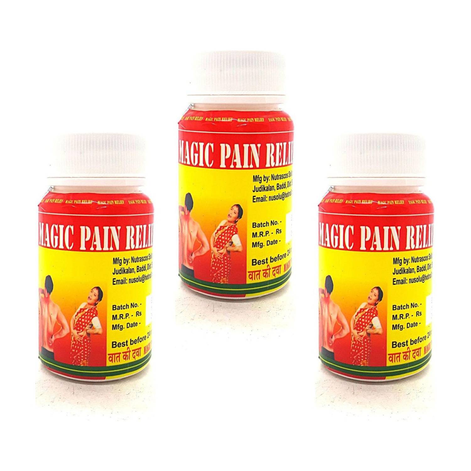 BENGAL HERBS Magic Pain Relief 180Tablet For Low Back Pain, Joint Pain Relief (180 Tablet)