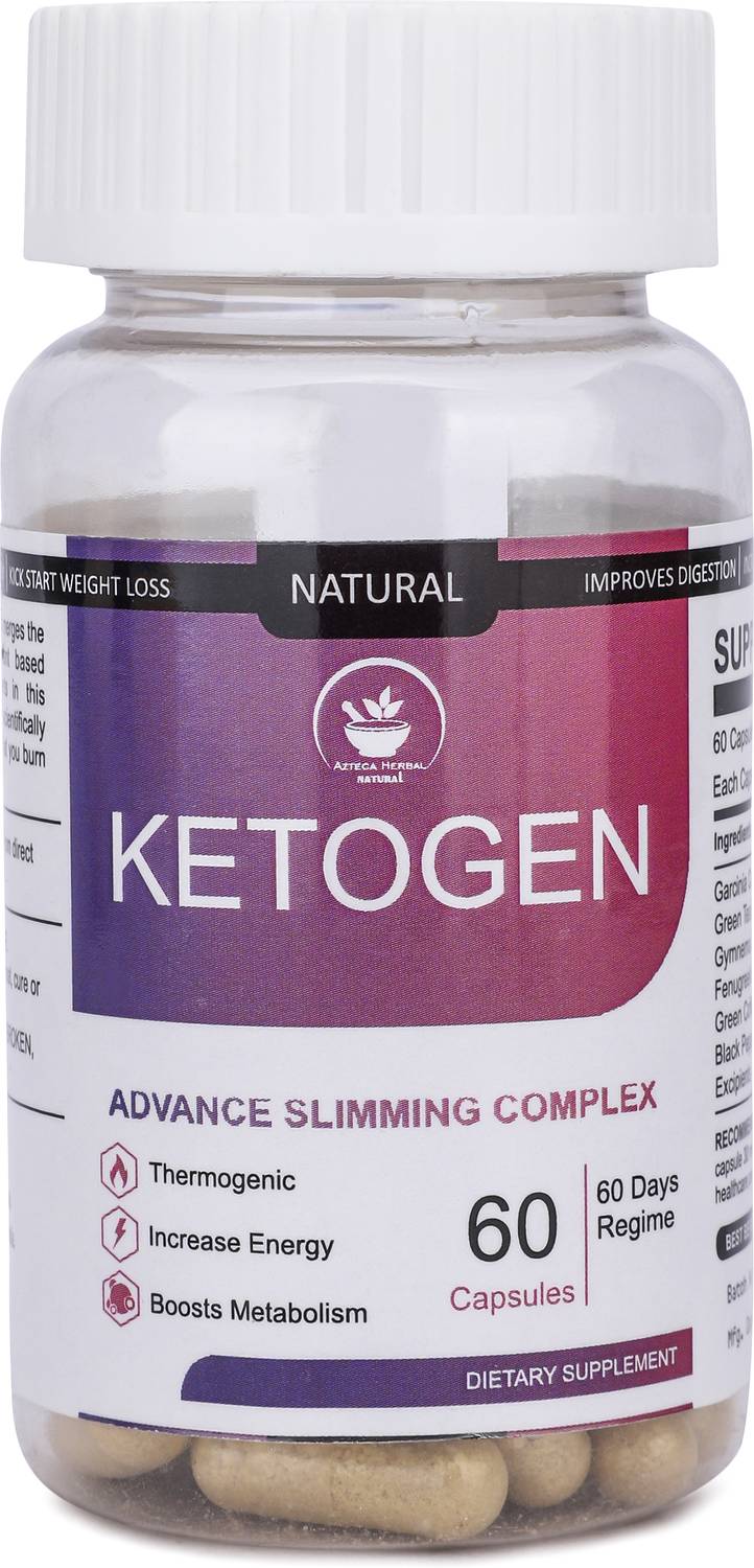 AZTECA HERBAL NATURAL Ketogen Advance Slimming Complex Weight Loss Capsule For Male & Female