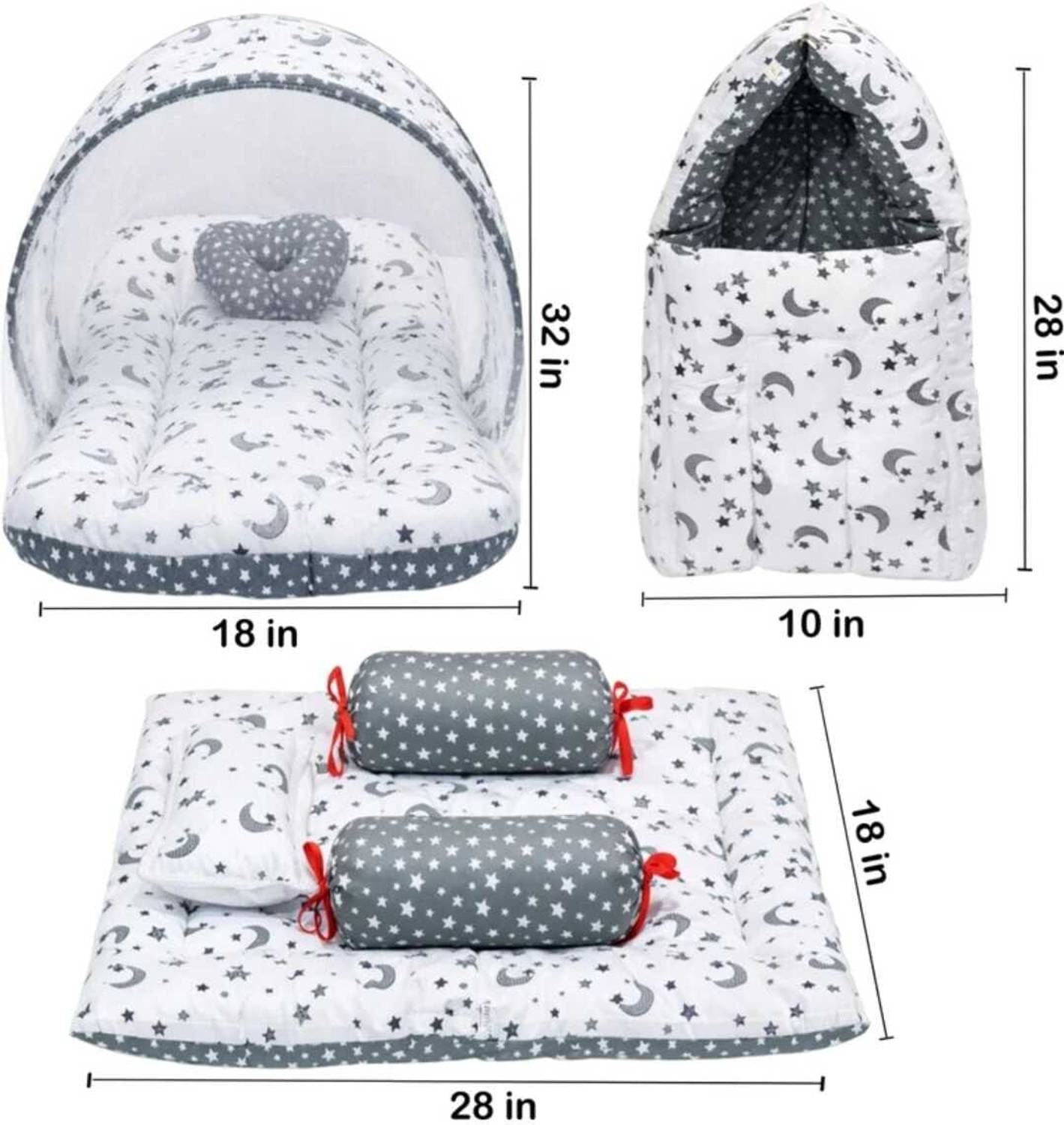 KIDSCARE Baby Bed with Net Combo - Image 5