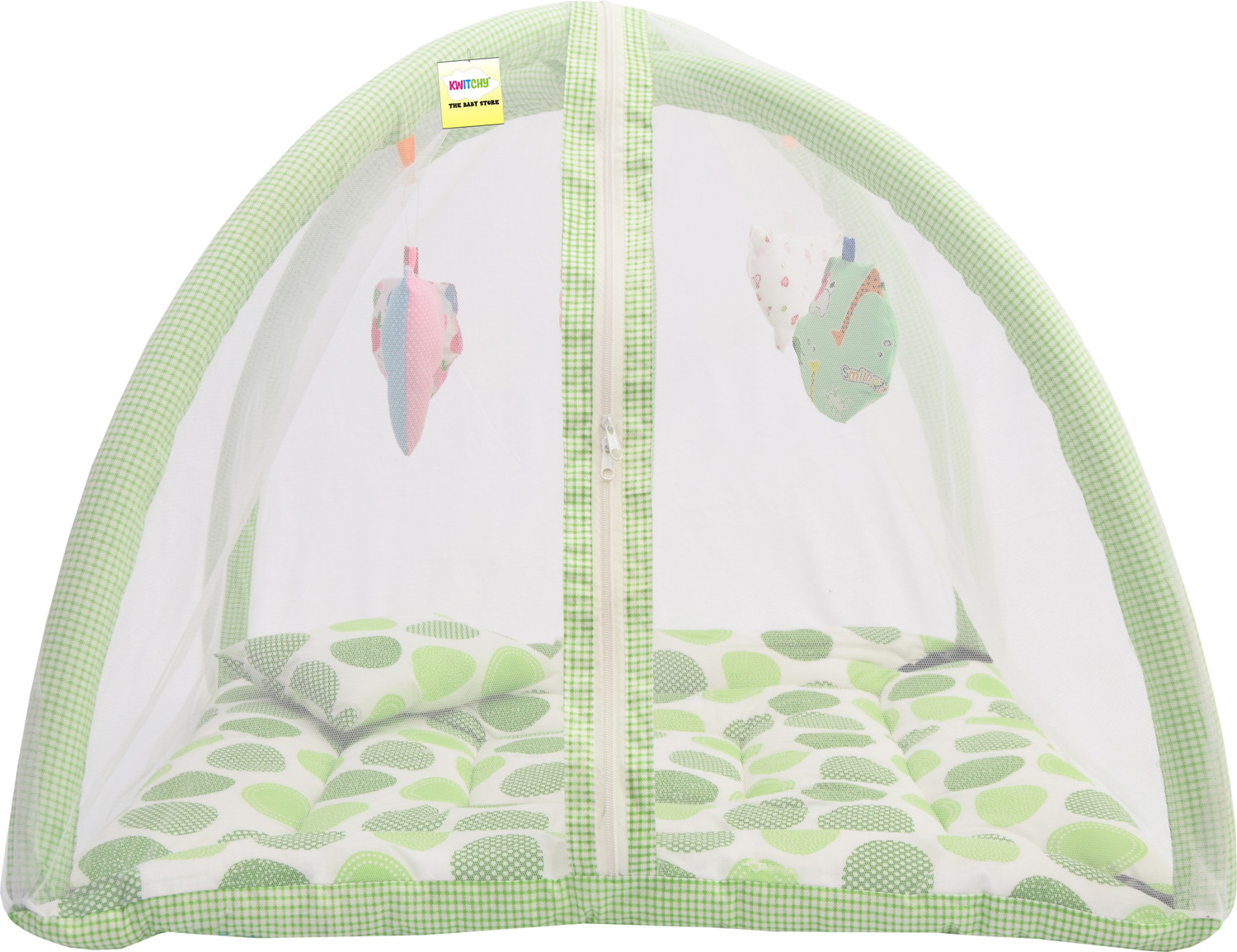 Image of Kwitchy New Born Baby Mosquito Net Bed with Cushioned Pillow
