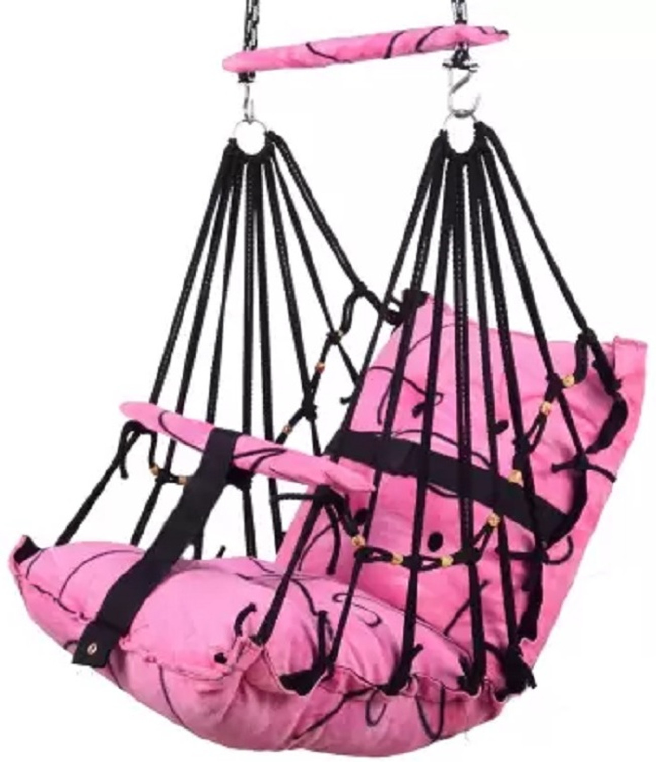 Image of KD CREATION Cotton Swing for Kids Baby 1-3 Years (multi colour} COTTEN SWING BABY SWING