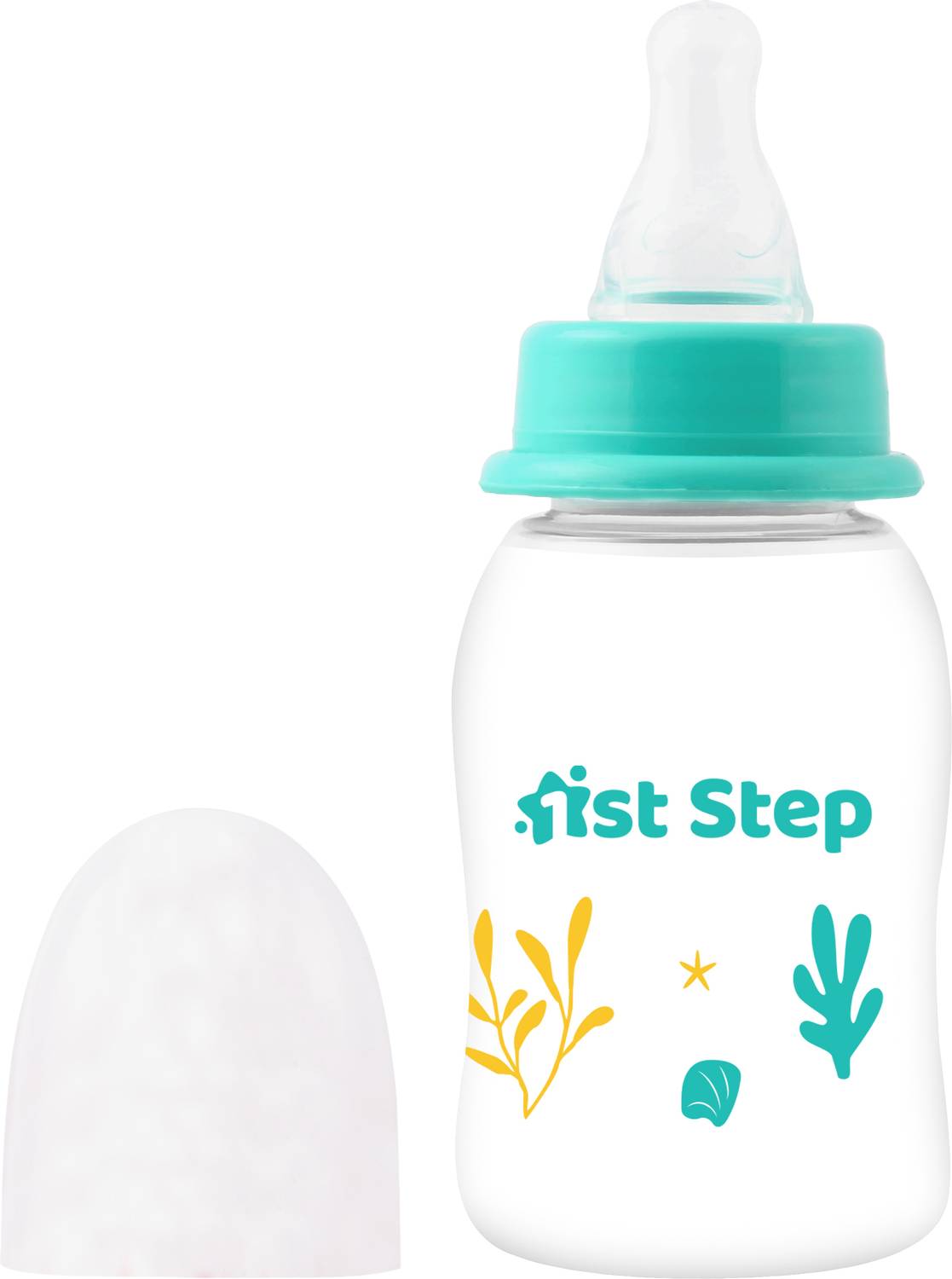 1st Step BPA Free Baby Feeding Bottle with Anti-Colic Nipple for Infants - 125 ml