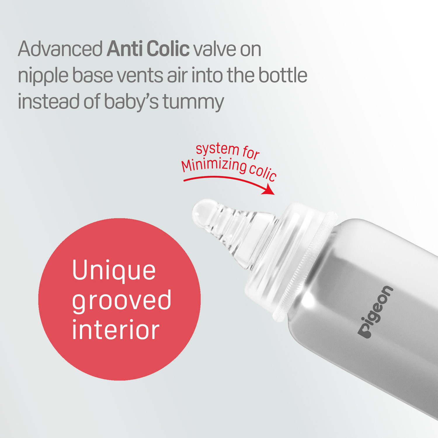 Image of Pigeon Slim Neck Steel baby feeding bottle Y size with plastic hood & cap (natural) - 240 ml