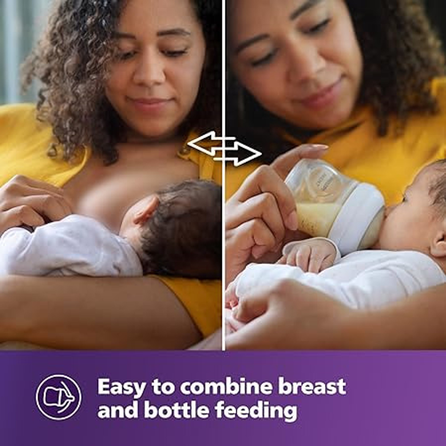 Image of Philips Avent Natural Baby Bottles 260ml (2-Pack) - Anti-Colic, BPA-Free - 330 ml