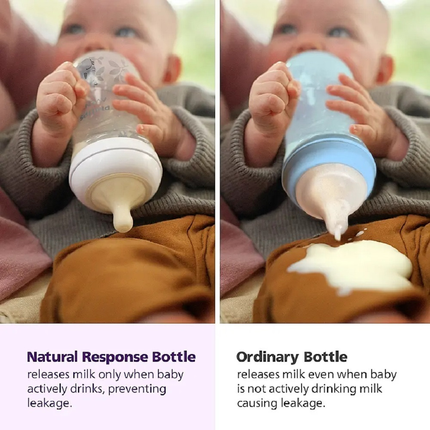Image of Philips Avent Avent Natural Response Teat SCY903 /67 260ml - 260 ml