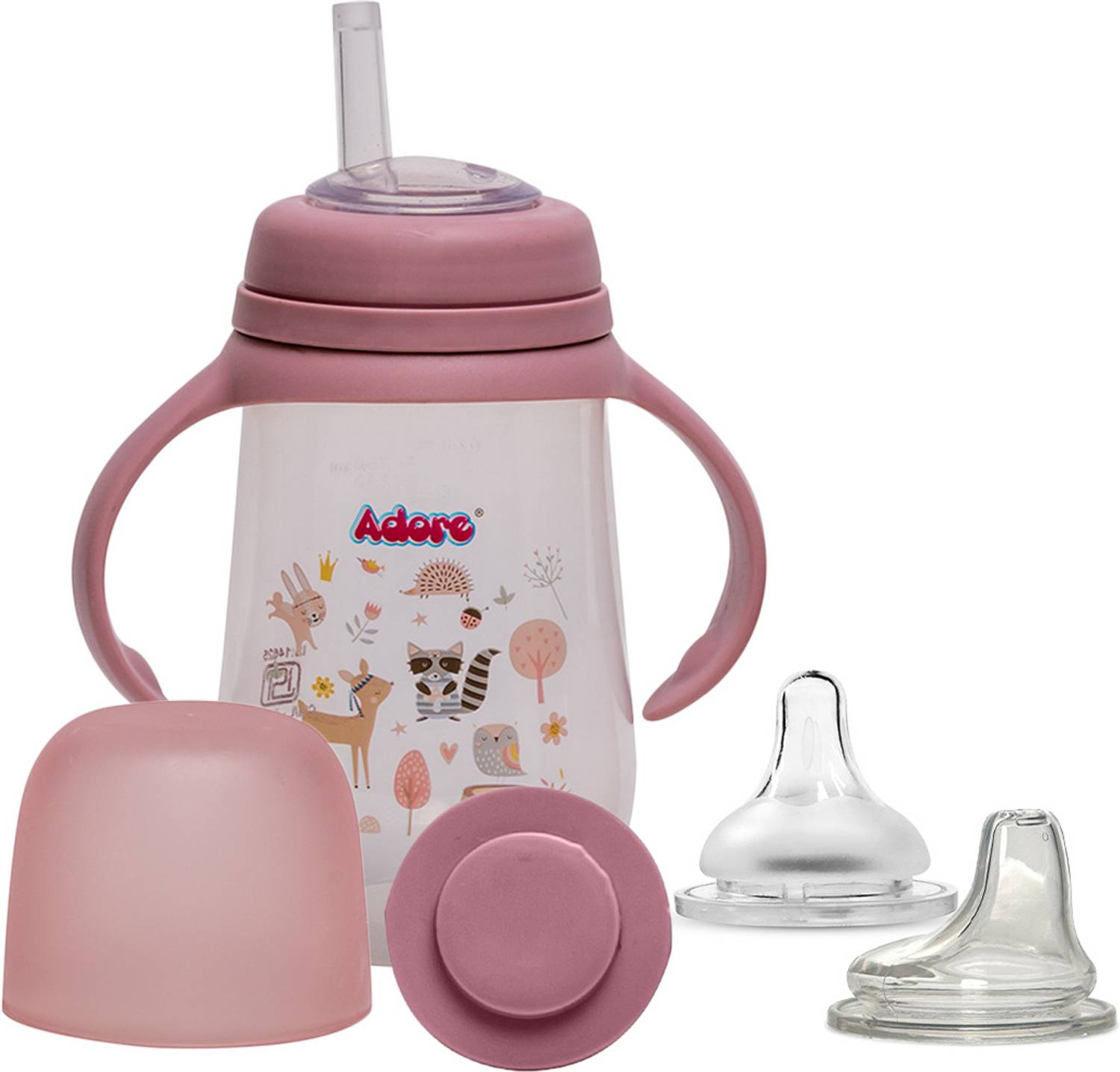 Adore Magnum Opus 4 Stage Wide Neck Feeding Bottle -Anti-Colic Teat- Tested- Certified - 250 ml