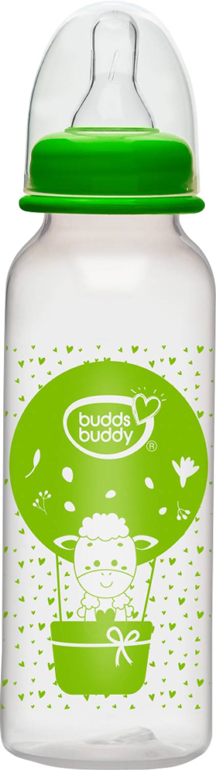 Buddsbuddy Classic BPA Free Regular Neck Baby Feeding Bottle, - 250 ml