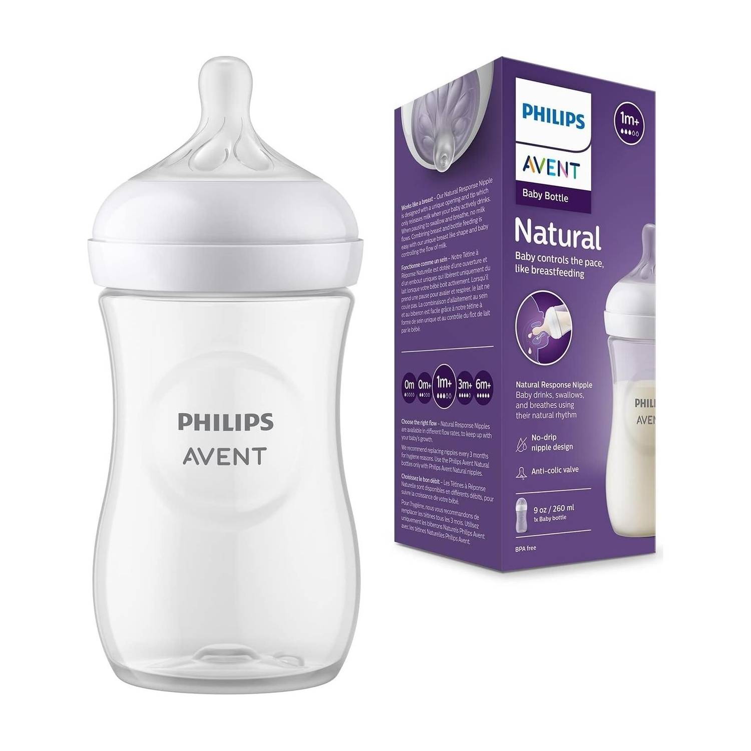 Philips Avent SCY903/01 NATURAL BOTTLE 2.0 - 260 ml