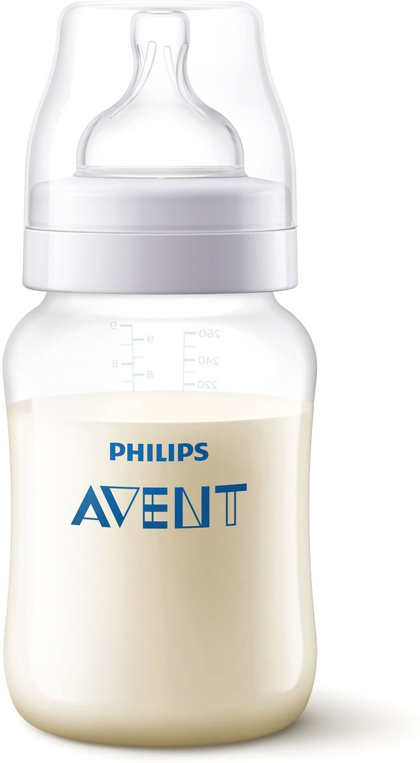 Image of Philips Avent SCF813 /10 ANTI-COLIC BOTTLE SLOW FLOW TEAT 1M+ - 260 ml