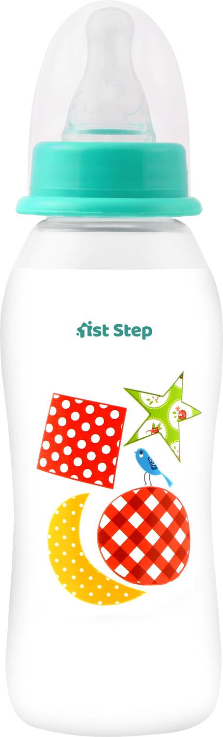 1st Step BPA Free Baby Feeding Bottle with Anti-Colic Nipple for Infants - 240 ml