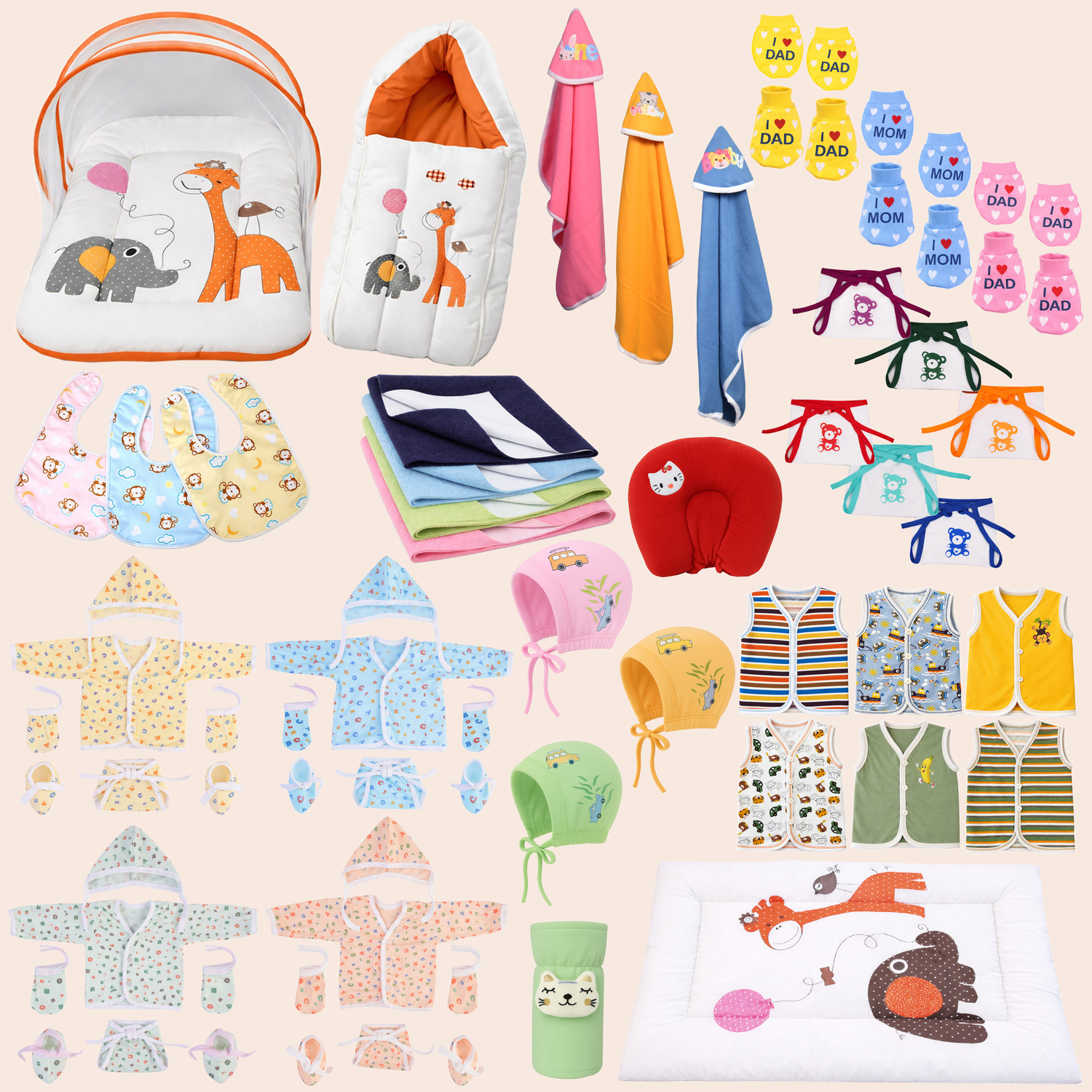 Image of Toddylon NEW Born Baby Daily Essential Complete Item Combo Pack