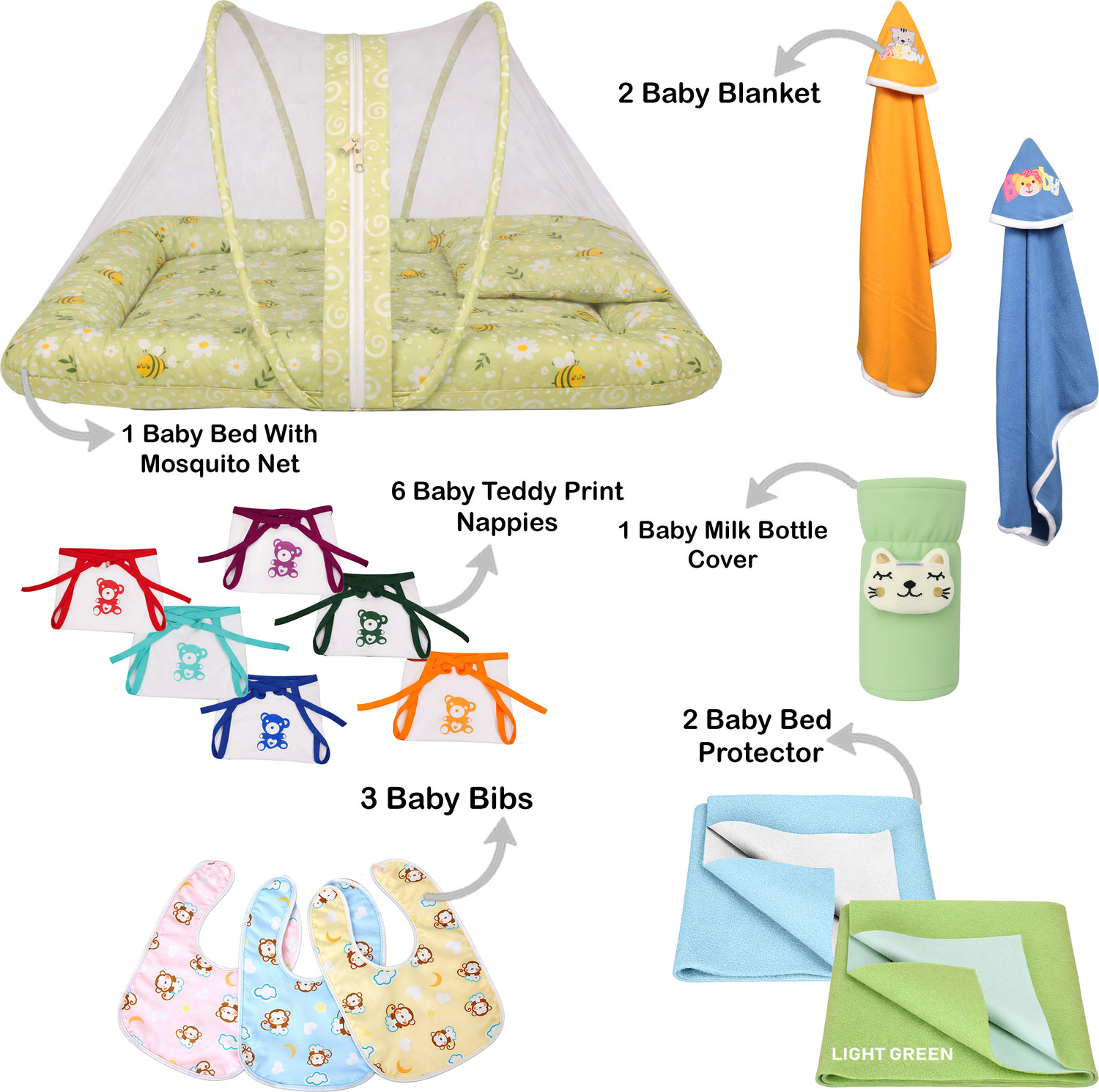 Image of Toddylon New Born Baby Daily Essential Combo Pack