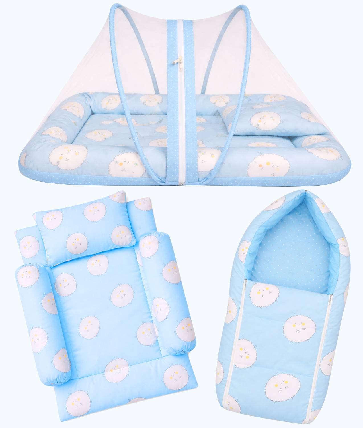 Toddylon Newborn Baby Bedding Combo Pack (0-6 Months) - Image 1