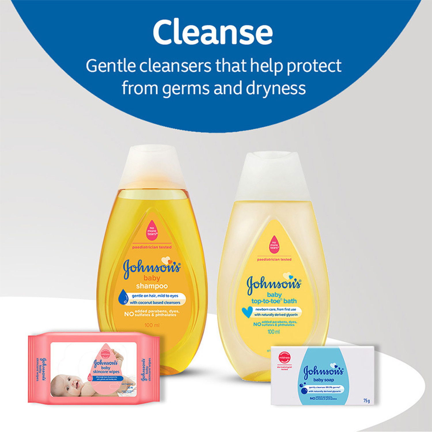 Image of JOHNSON'S BABY Gift Pack with Daily Essential products & a Premium Maternity Bag