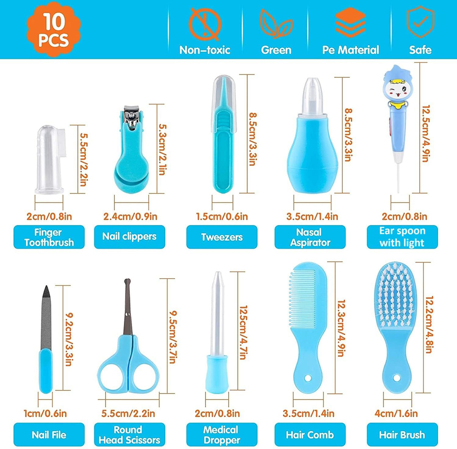 Image of Lenon My First Baby Care Kit Set of 10