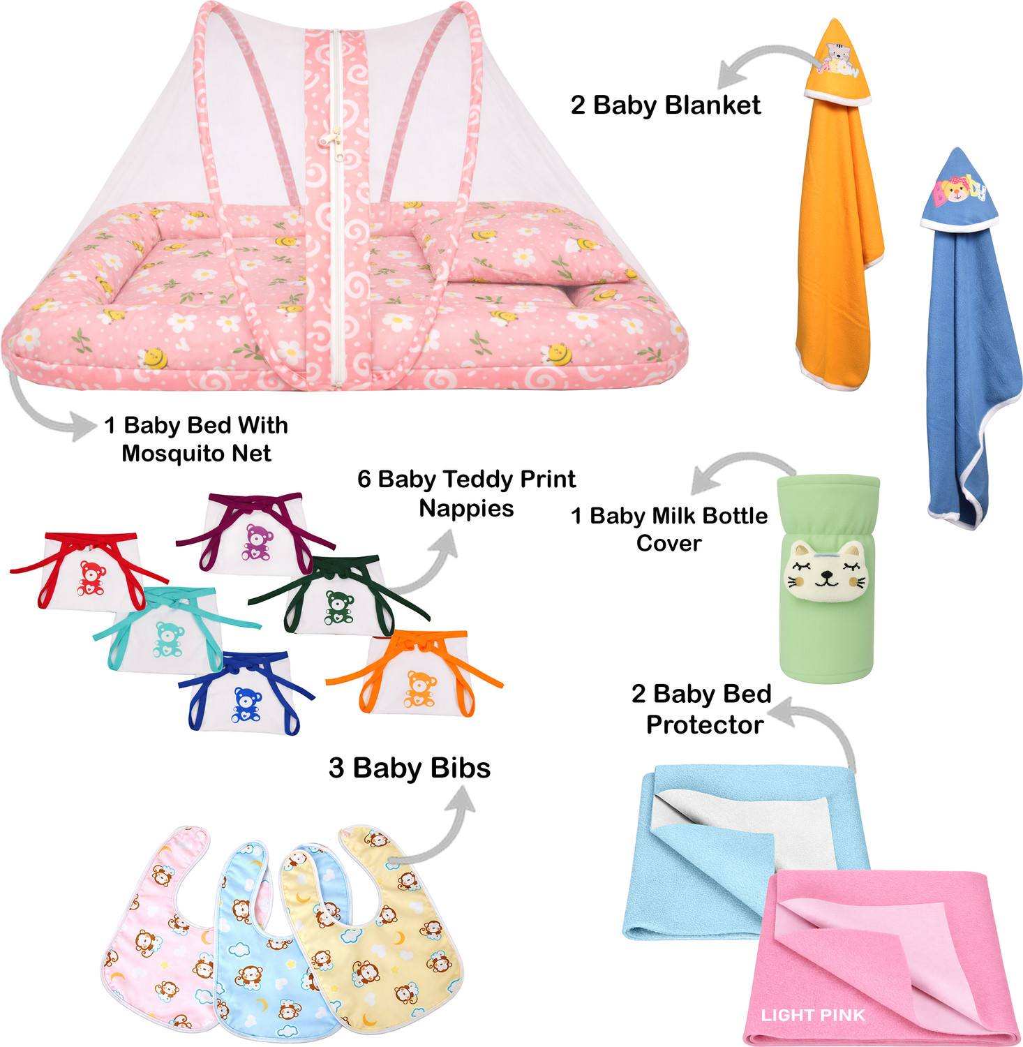 Image of Toddylon New Born Baby Daily Essential Combo Pack