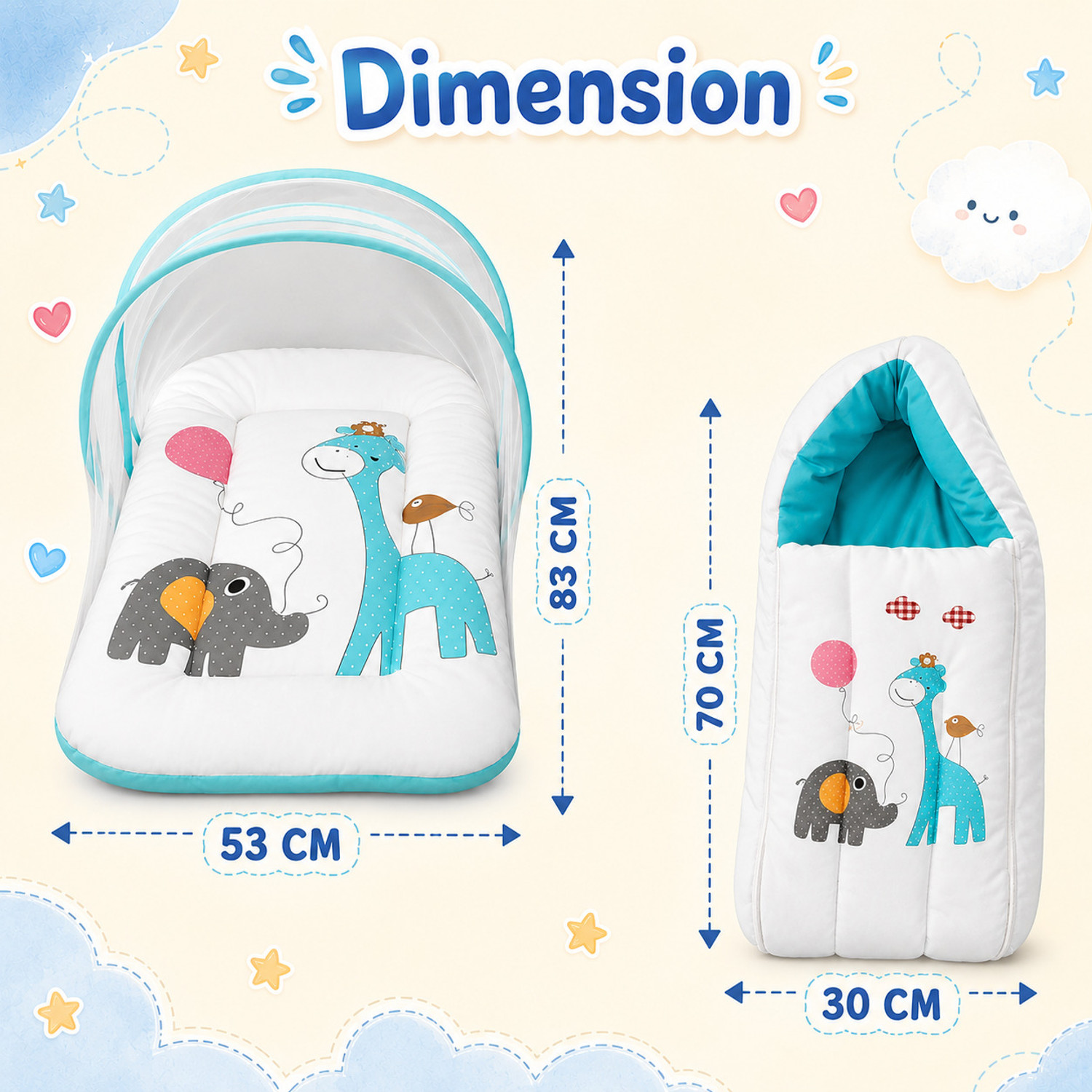 Image of Toddylon New Born Baby Boys & Baby Girls Daily Item Needs Combo Pack