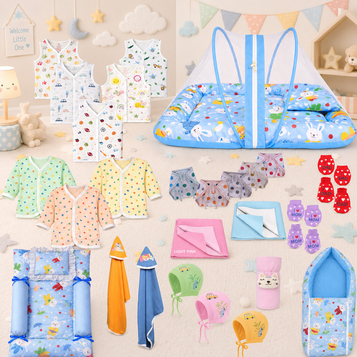 Image of Toddylon New Born Baby Summer Combo Gift Pack