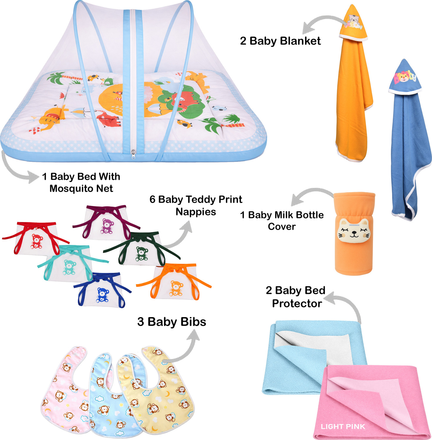 Image of Toddylon New Born Baby Daily Essential Combo Pack