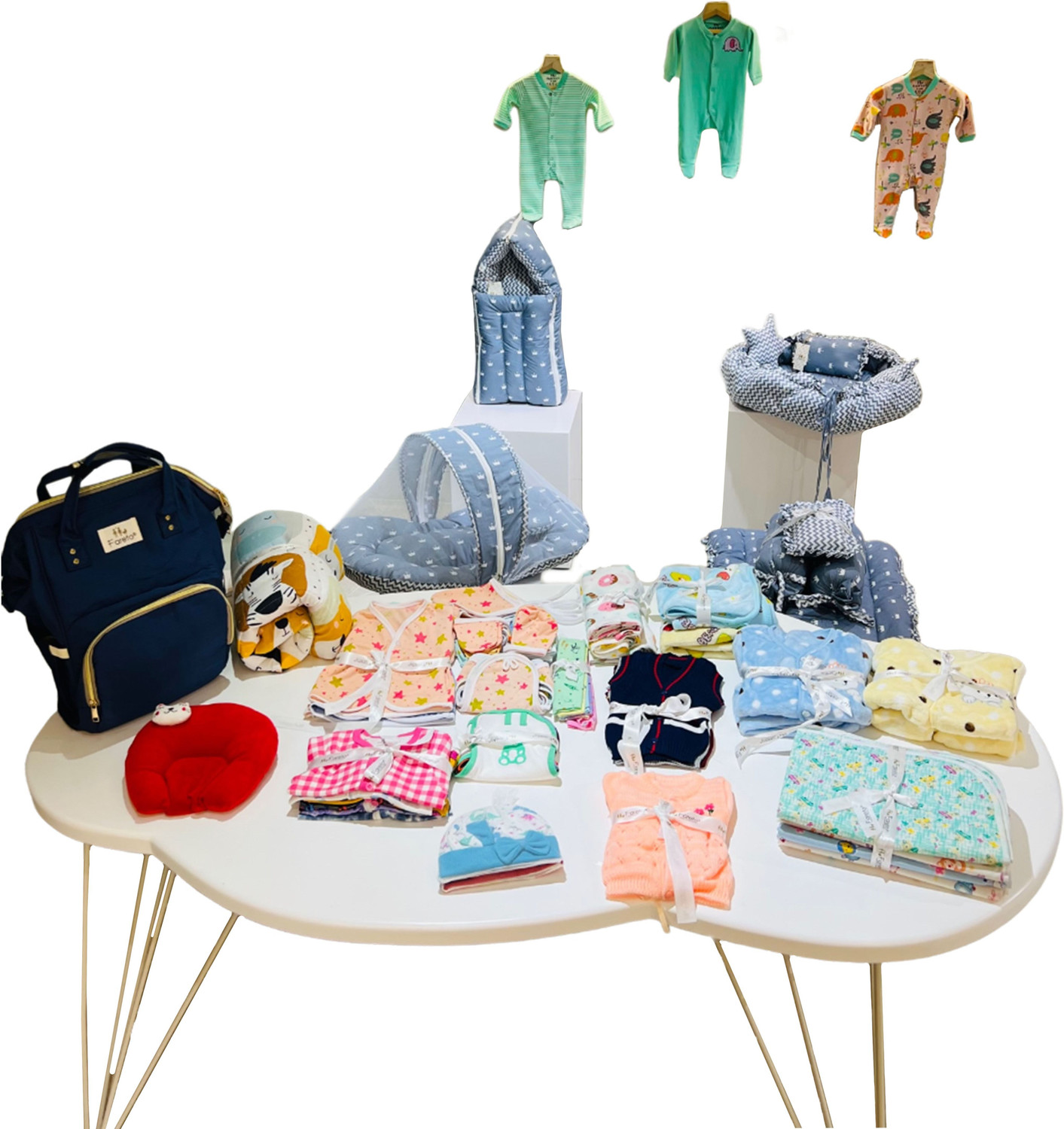 Image of Fareto New Born Baby Hospital Essentials winter pack of 100 (0-6 months)