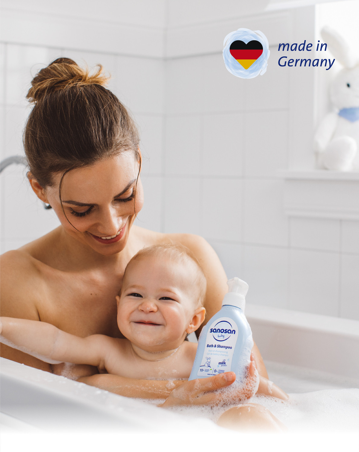 Image of Sanosan BABY BATH AND SHAMPOO - 200ml