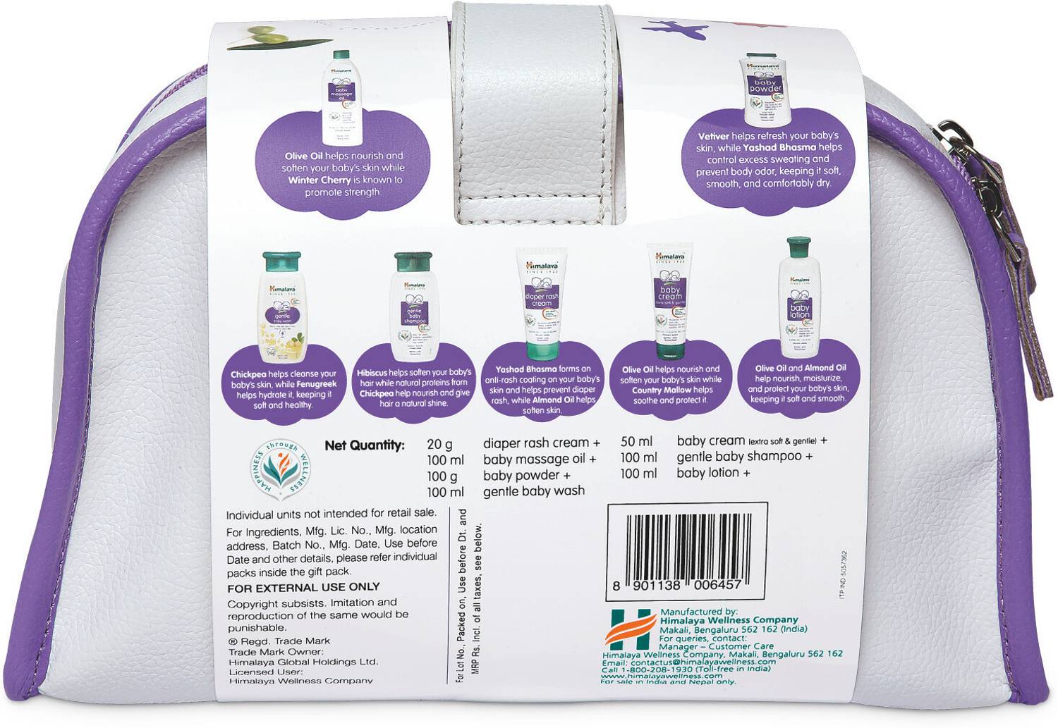 Himalaya Baby Care Travel Pack (7 in 1) - Image 2