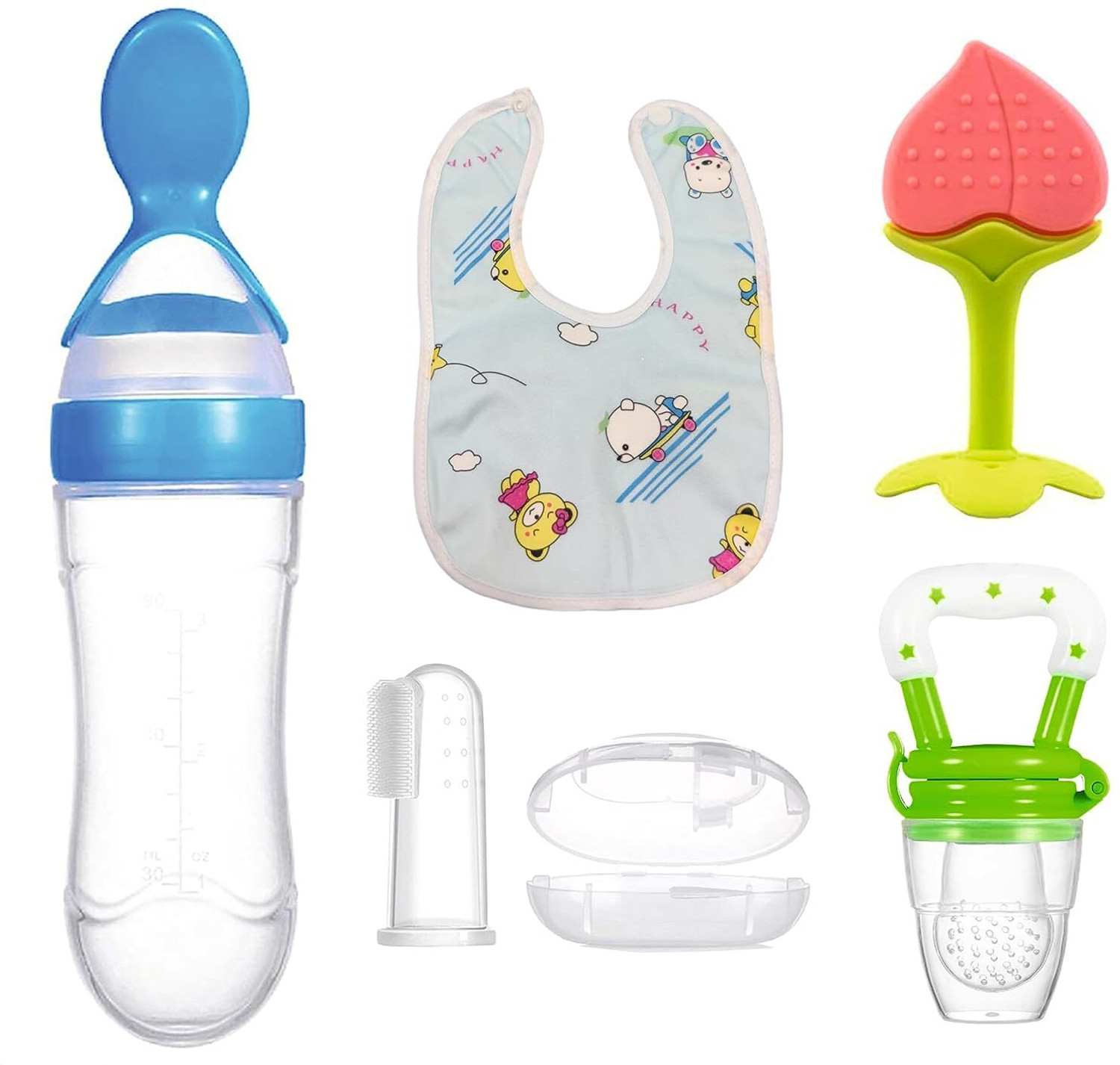 Image of Alya Baby Essential Baby Care Feeding Combo Set For New Borns
