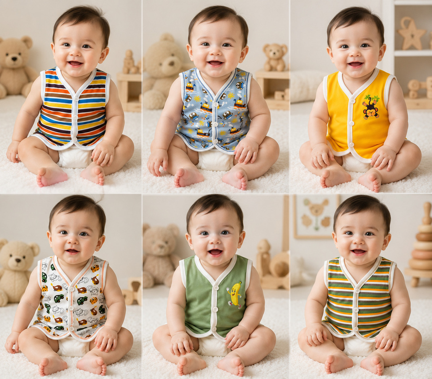 Image of Toddylon New Born Baby Boys & Baby Girls Daily Item Needs Combo Pack
