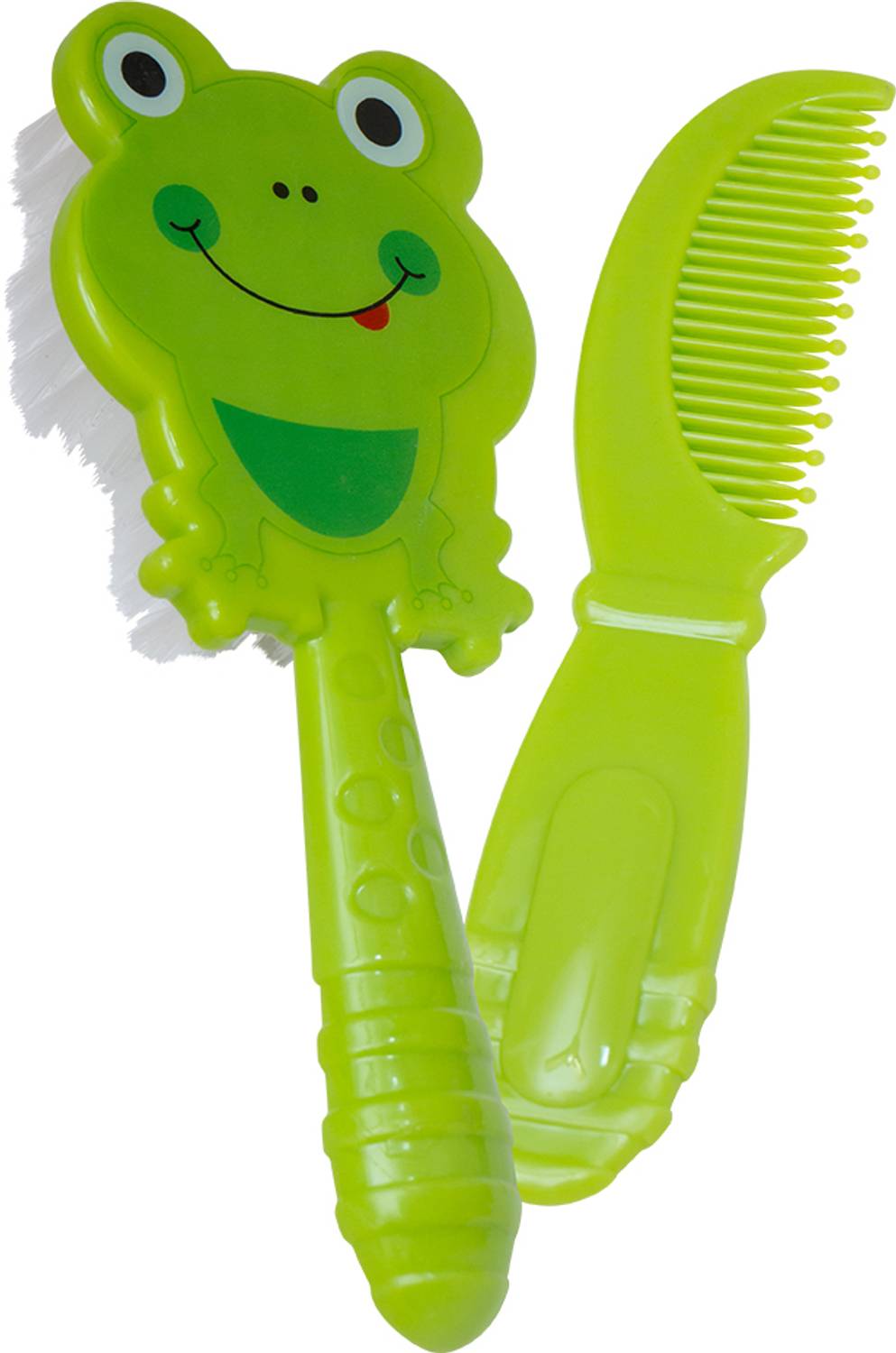 Beebaby Soft Brush and Comb Set for Newborn Babies Frog Shape