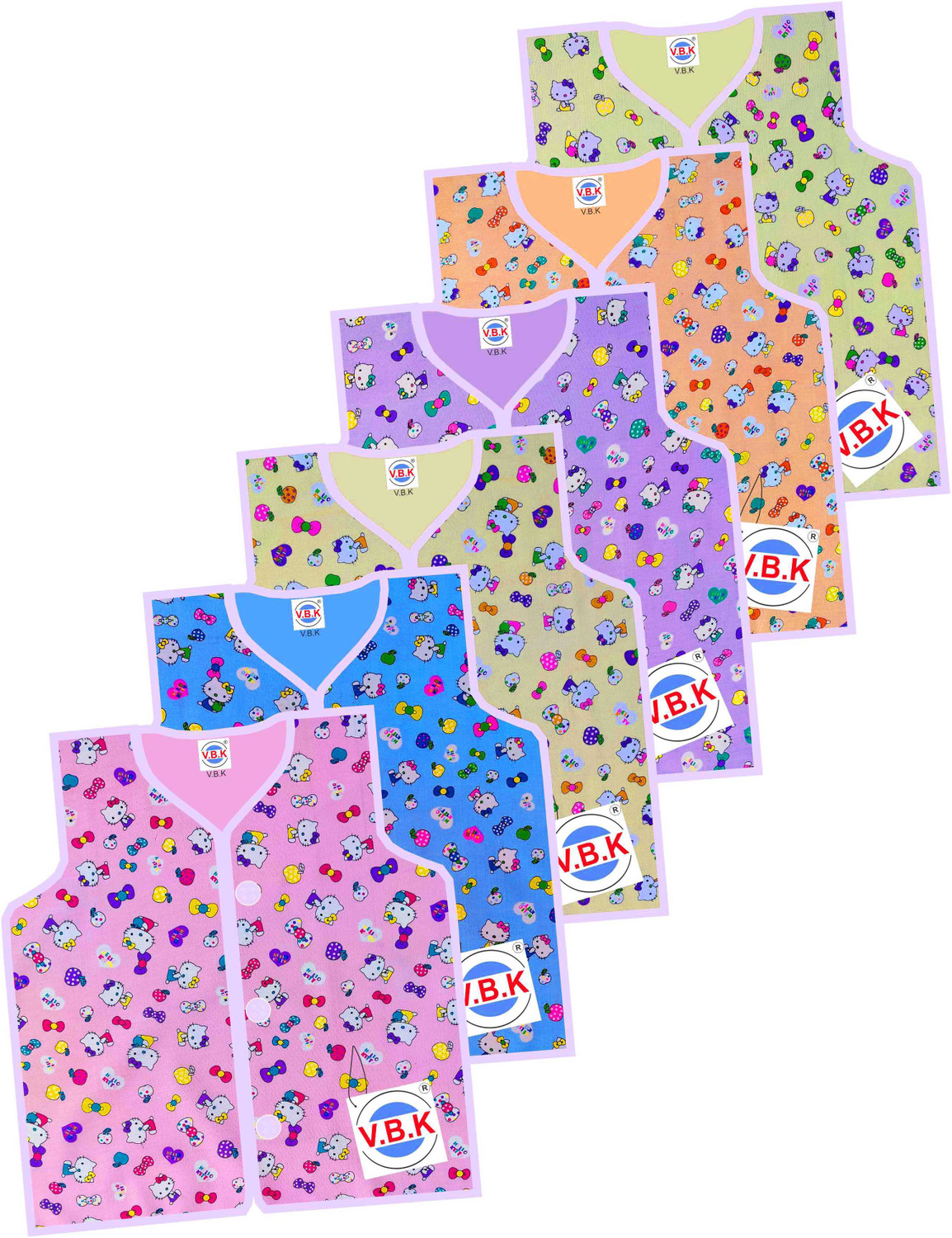Image of V.B.K Baby Clothes Combo Set /Baby Gift Set With 27 Items,0 to 6 Months, Hosiery Fabric