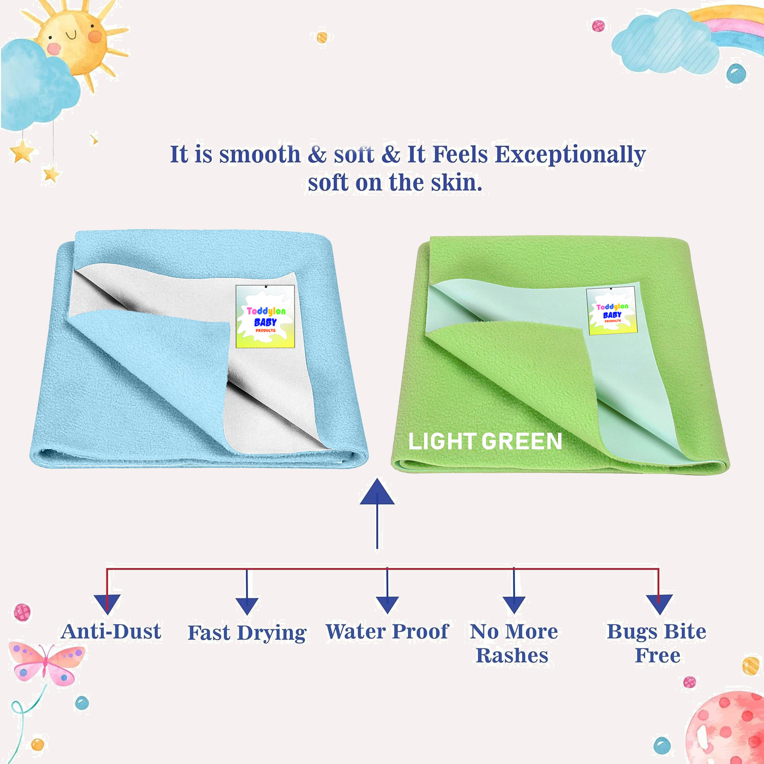 Image of Toddylon New Born Baby Boys & Baby Girls 25 Items in 1 Combo Pack (0-6 Month)