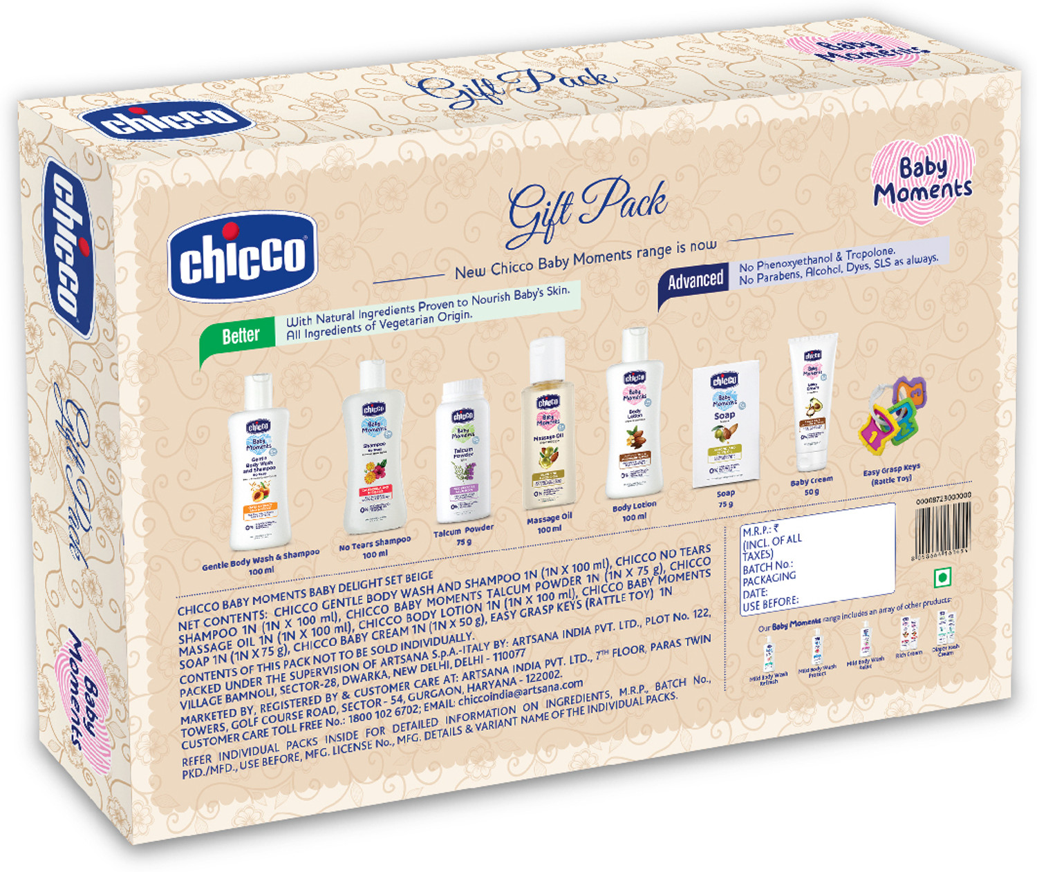 Image of Chicco BABY Cosmetic GIFT SET