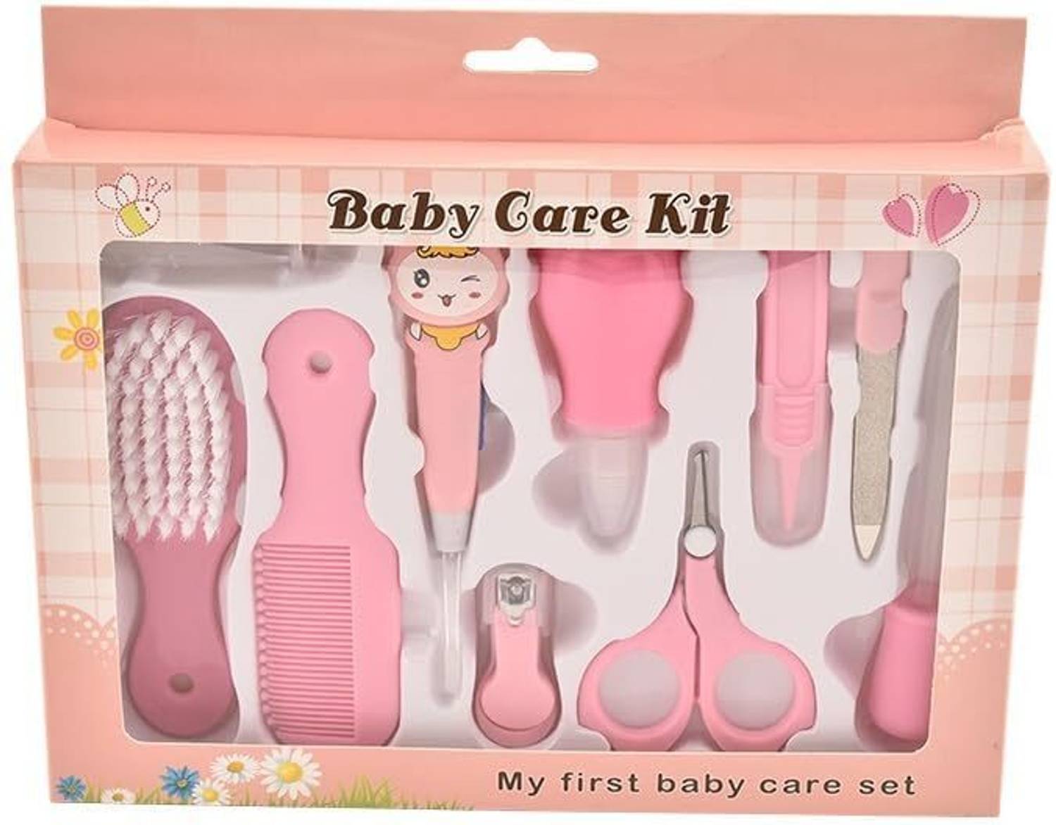 advik mart 10 Pcs Newborn Baby Care kit with Thermometer, Healthcare, Baby Grooming