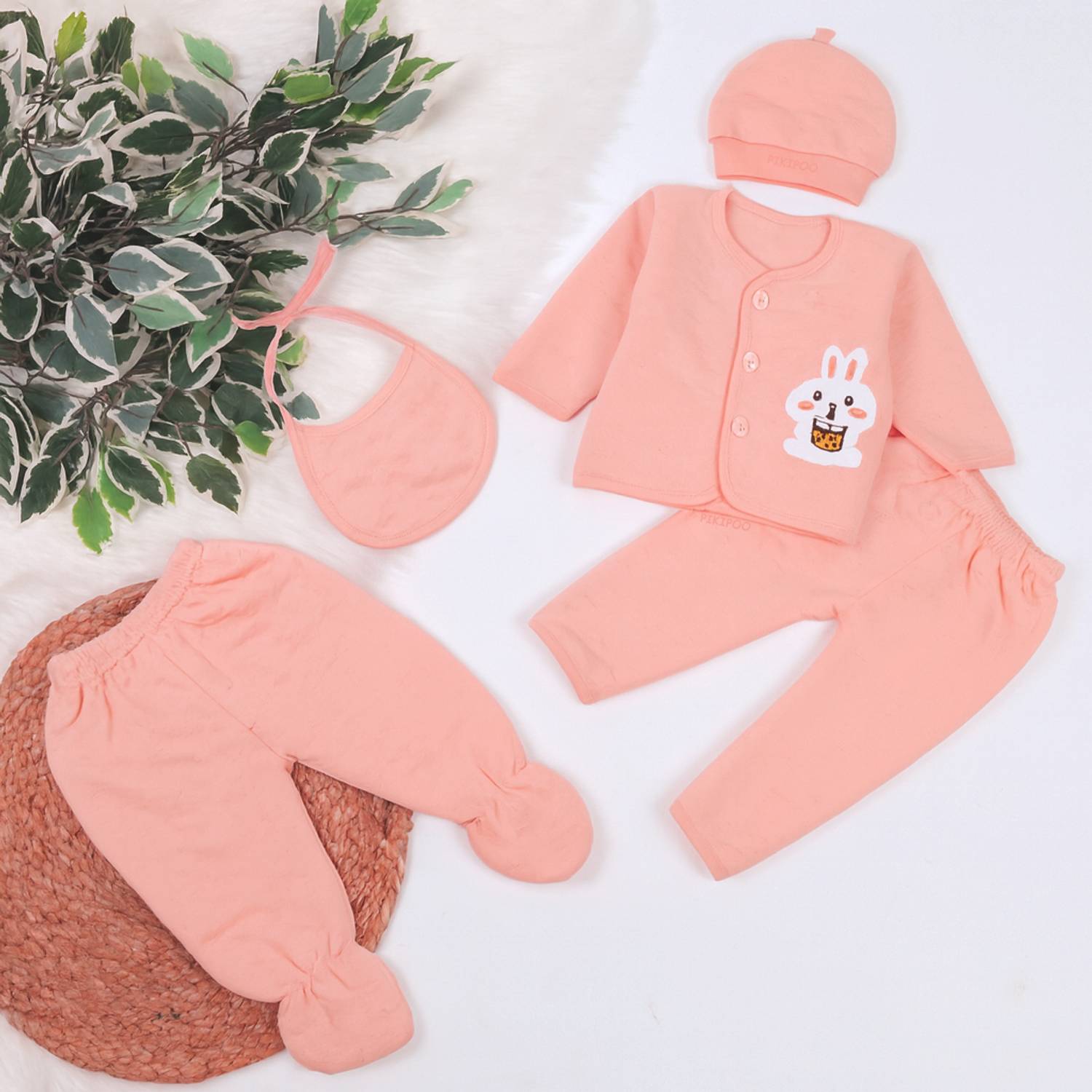 BABY LOOKS New Born Baby Winter Clothes 5Pcs Sets Cotton Baby Boys Girls  Unisex 0-4 Months - | Buy Baby Care Combo in India | Flipkart.com
