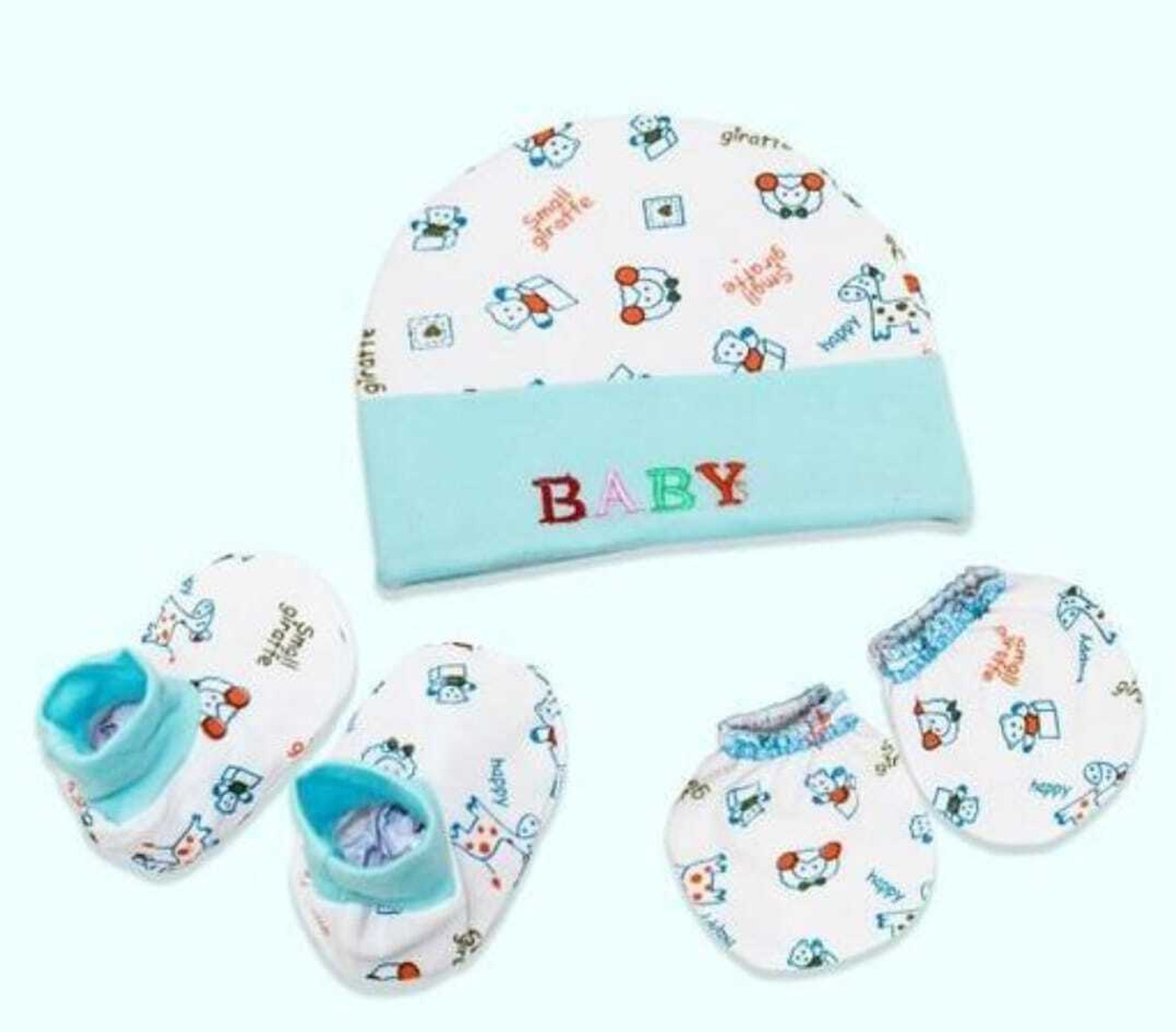Image of Diptchy Enterprises BABY CAP BOOTY MITTEN SET