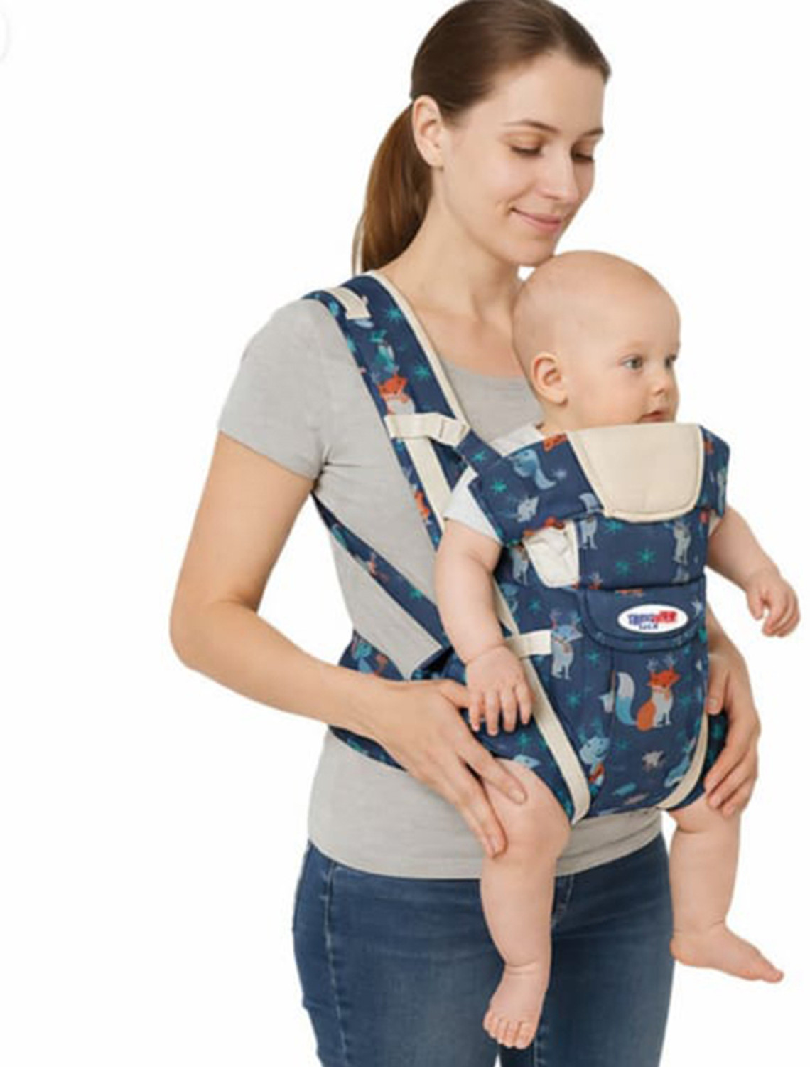 Image of Chinmay Kids Baby Carrier 4 in 1 Carry Bag Baby Carrier Cuddler Air Mash Fabric Baby Carrier Baby Carrier