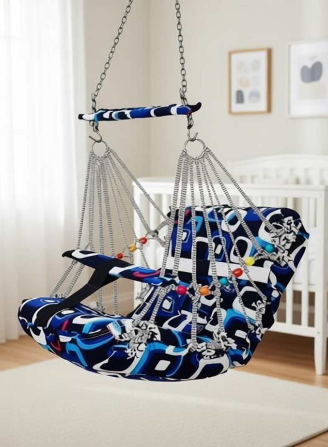 Image of PIPRESHWAR Cotton Swing for Kids Baby's Children Folding and Washable 1-3 Years swing swing Baby Carry Cot