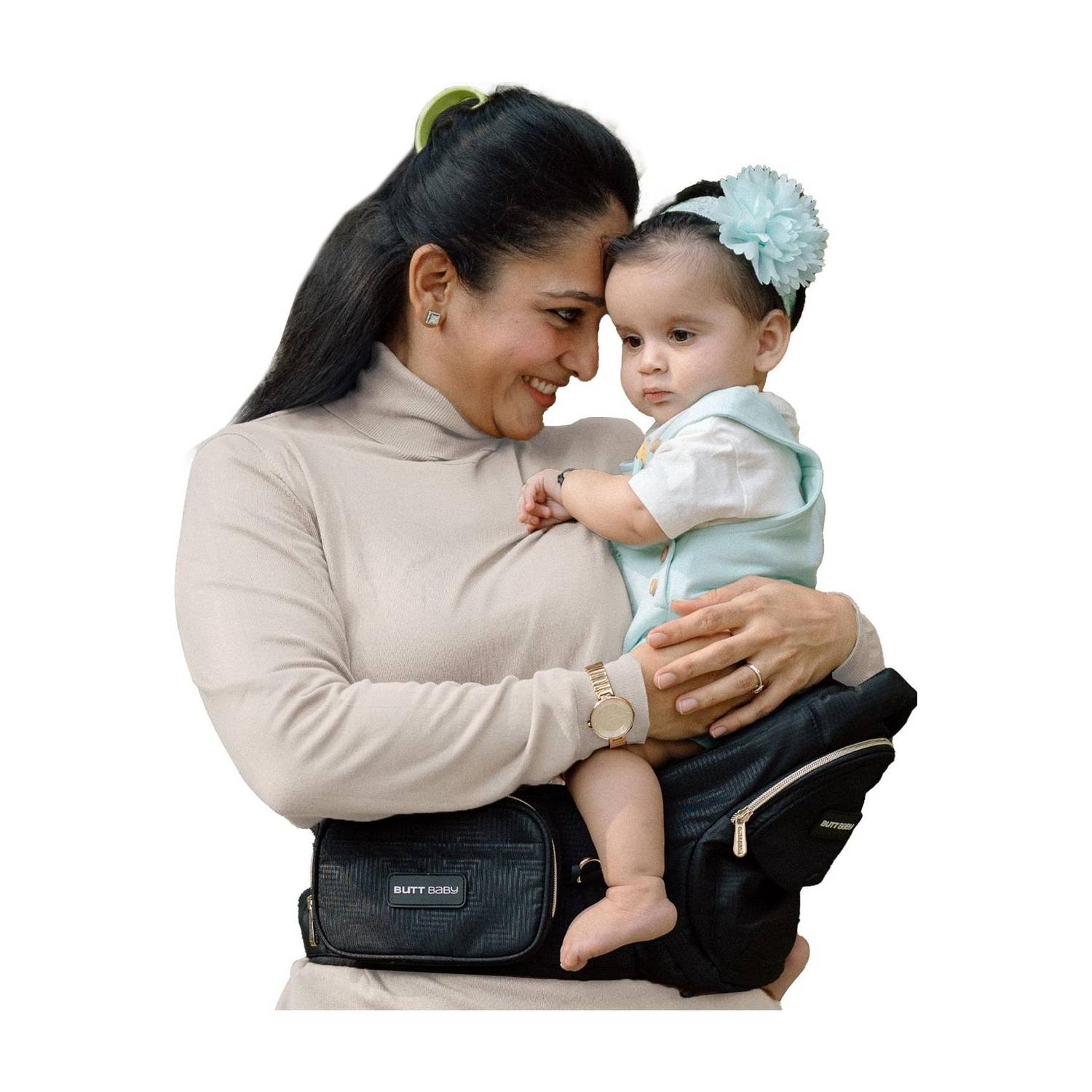 Butt Baby Black Gold Carrier with Hip Seat Baby Carrier