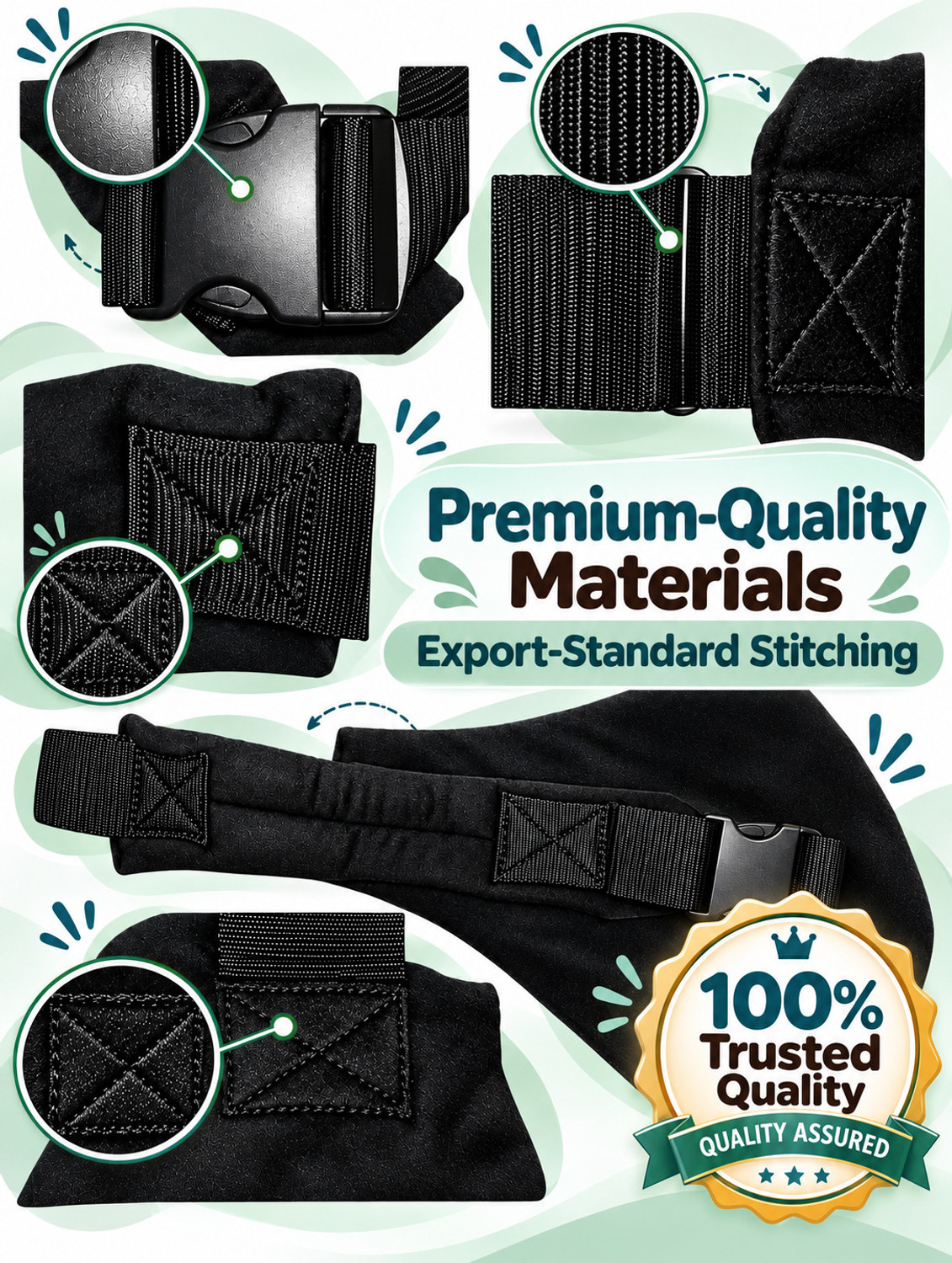 Image of Surever Ergonomics Sling baby Carrier 0 to 4 years Baby Carrier (Black, Hip Carry)