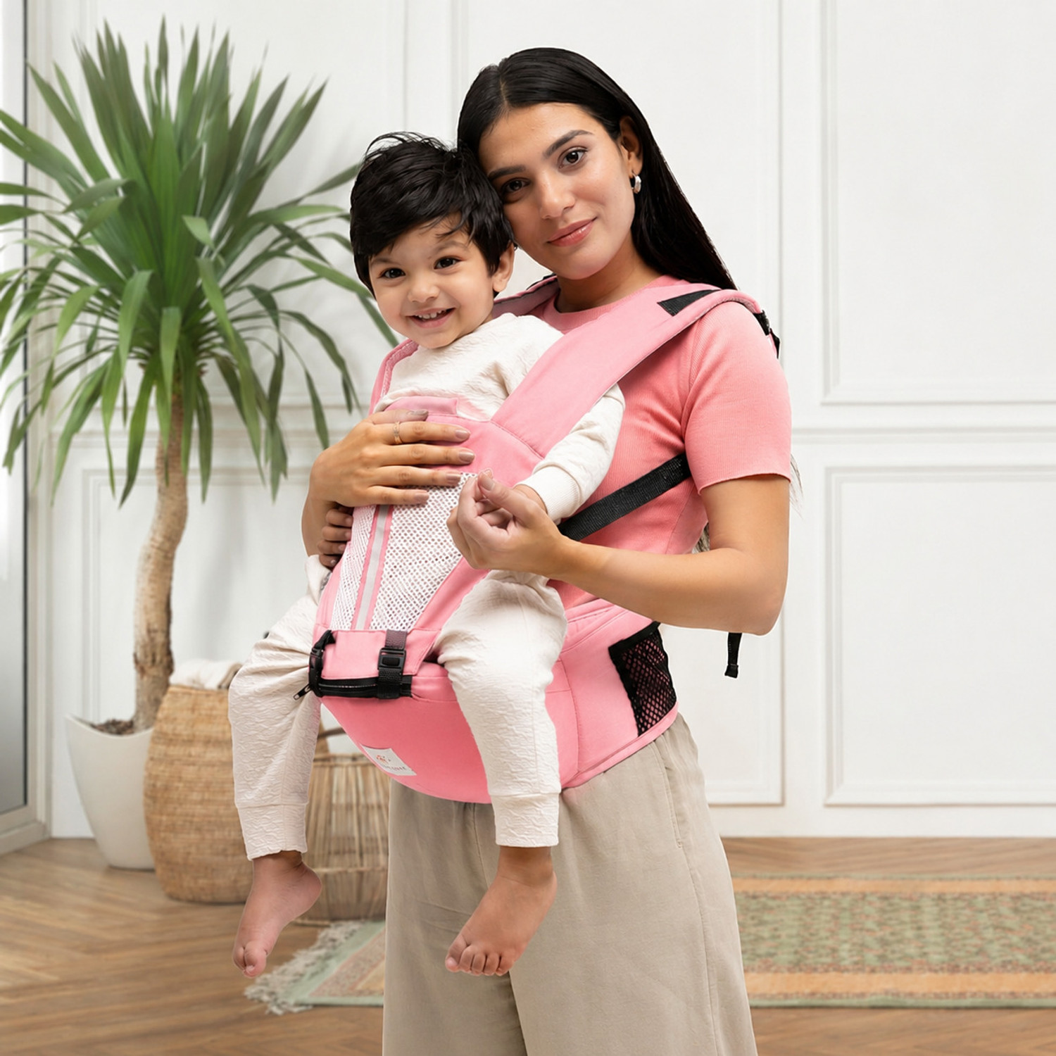 Image of TINYBERG Tinysnug Ultimate 4-in-1 Baby Carrier with Hip Seat Support Baby Carrier