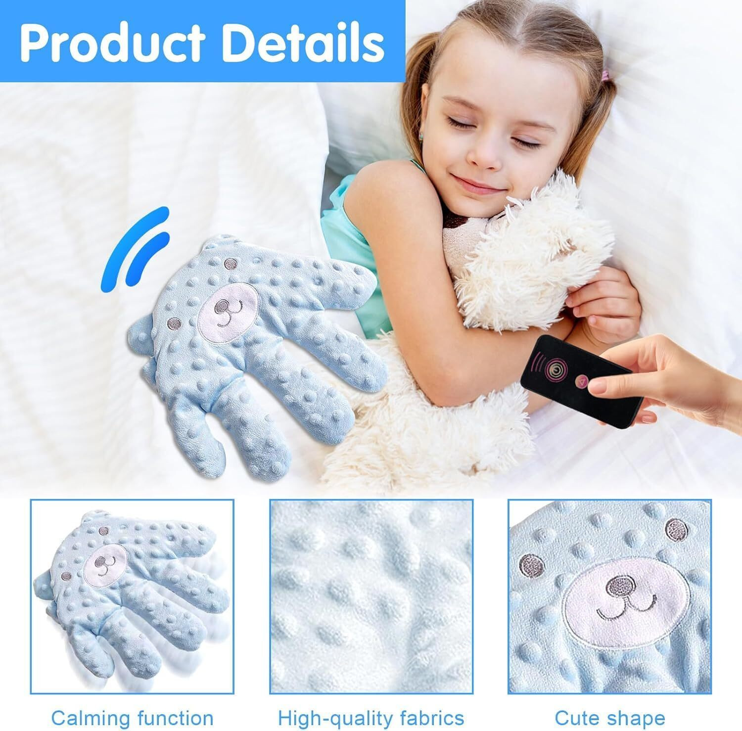 Image of MAQOiW Baby Soothing Palm, Baby Sleeping Hand, Sleep Companion for Newborns Baby Baby Cuddler