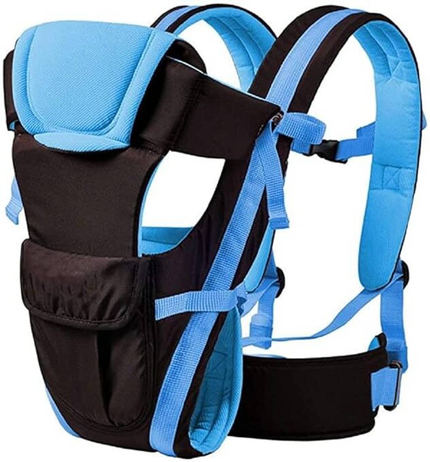 BabyGo carrier black & sky blue Baby Carrier