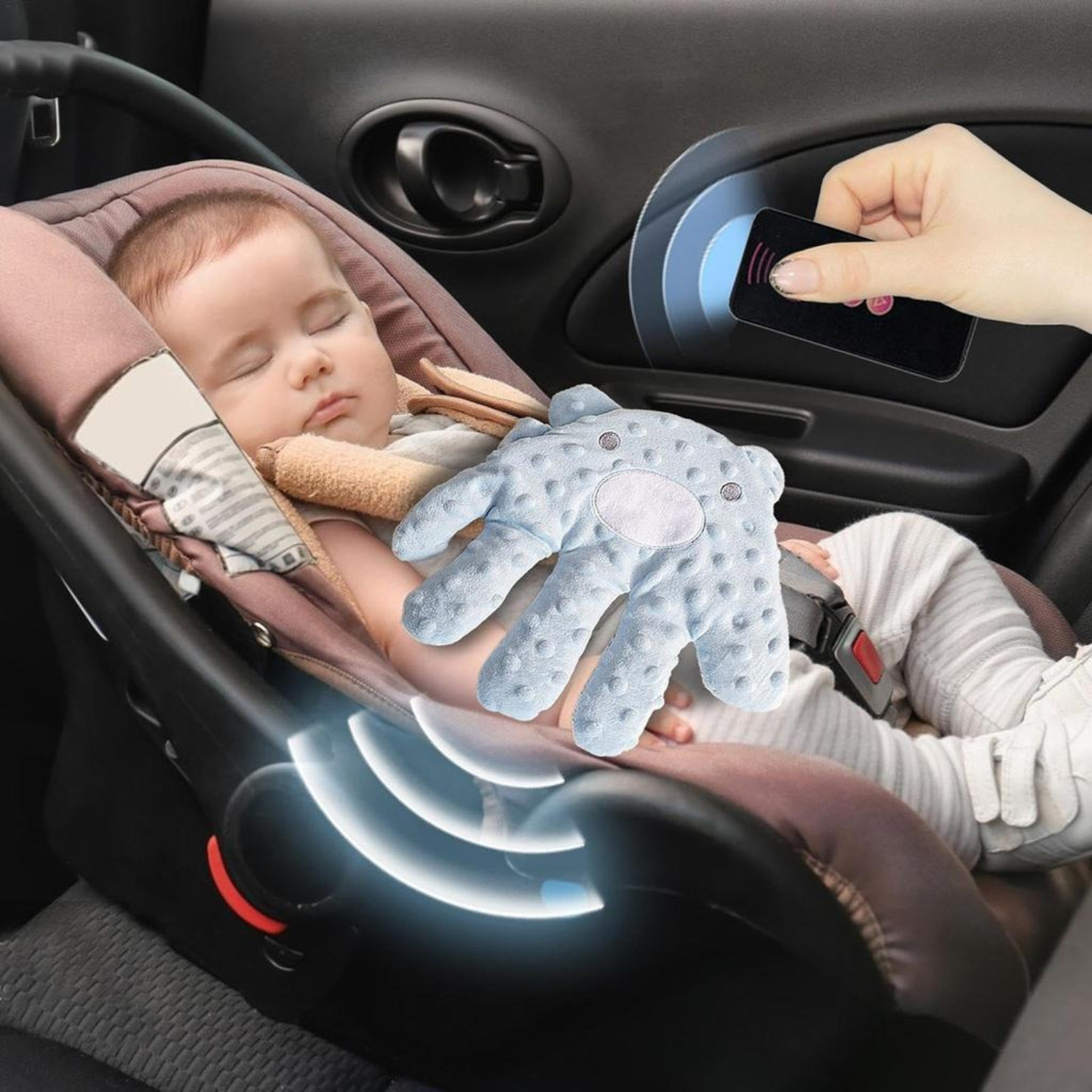 Image of MAQOiW Baby Soothing Palm, Baby Sleeping Hand, Sleep Companion for Newborns Baby Baby Cuddler