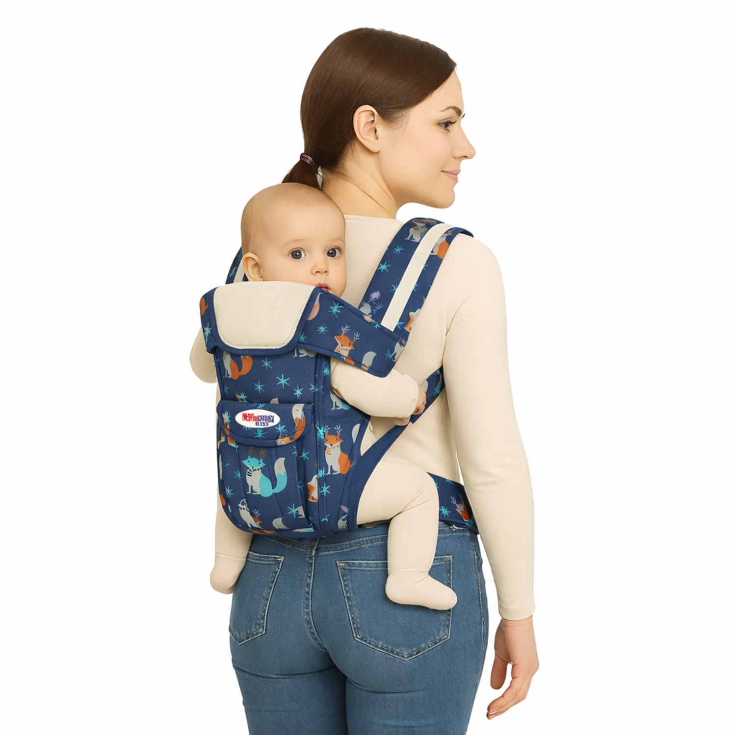 Image of Chinmay Kids Baby Carrier 4 in 1 Carry Bag Baby Carrier Cuddler Air Mash Fabric Baby Carrier Baby Carrier
