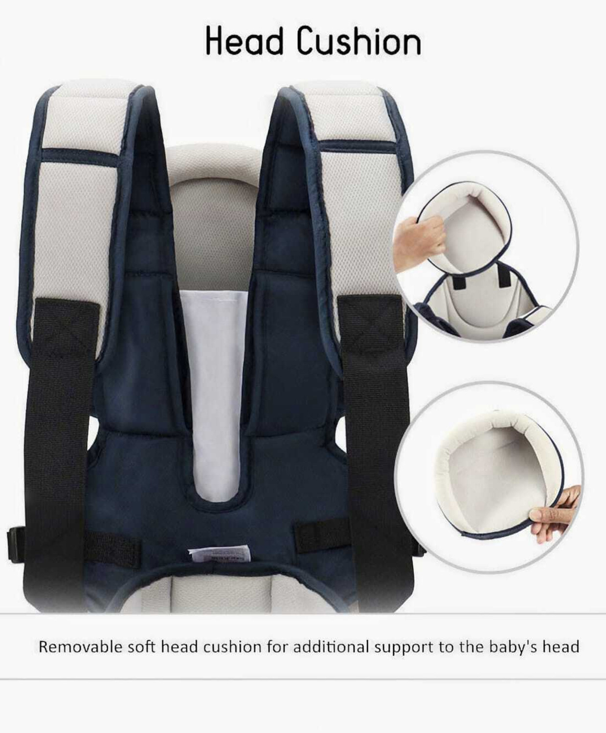 Image of Zencarfit kids Baby Carrier Bag for 0 to 18 Month Baby, with 3 Carry Positions Baby Carrier
