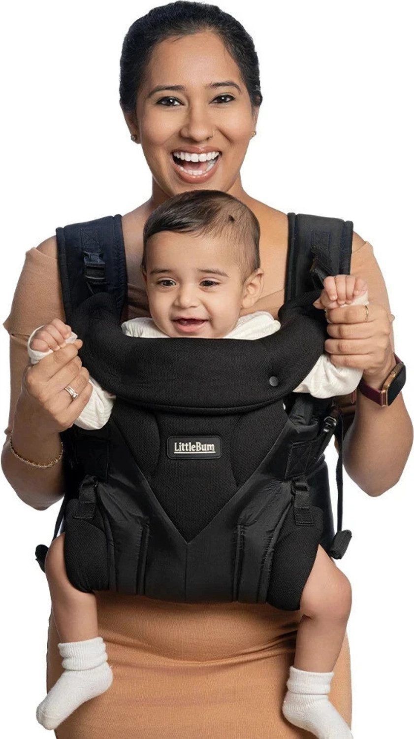 Image of LITTLEBUM Handsfree Black Shoulder Baby Carrier Baby Carrier