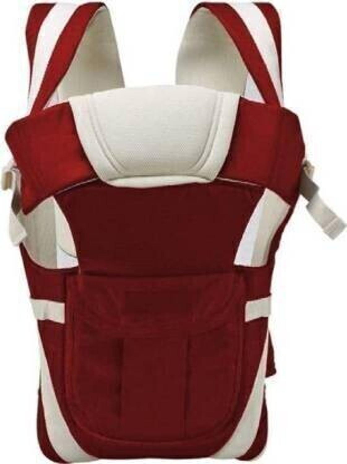 Image of Supershop ventures High Quality Carrier for Baby with Strong Belt 4 in 1 Position Baby Carrier Baby Carrier (Maroon, Front Carry facing in)